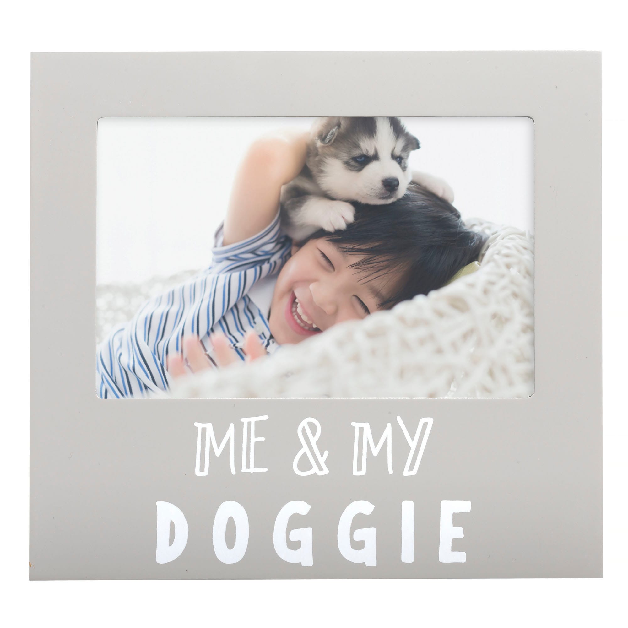 Pearhead Pet Me My Doggie Picture Frame in Gray
