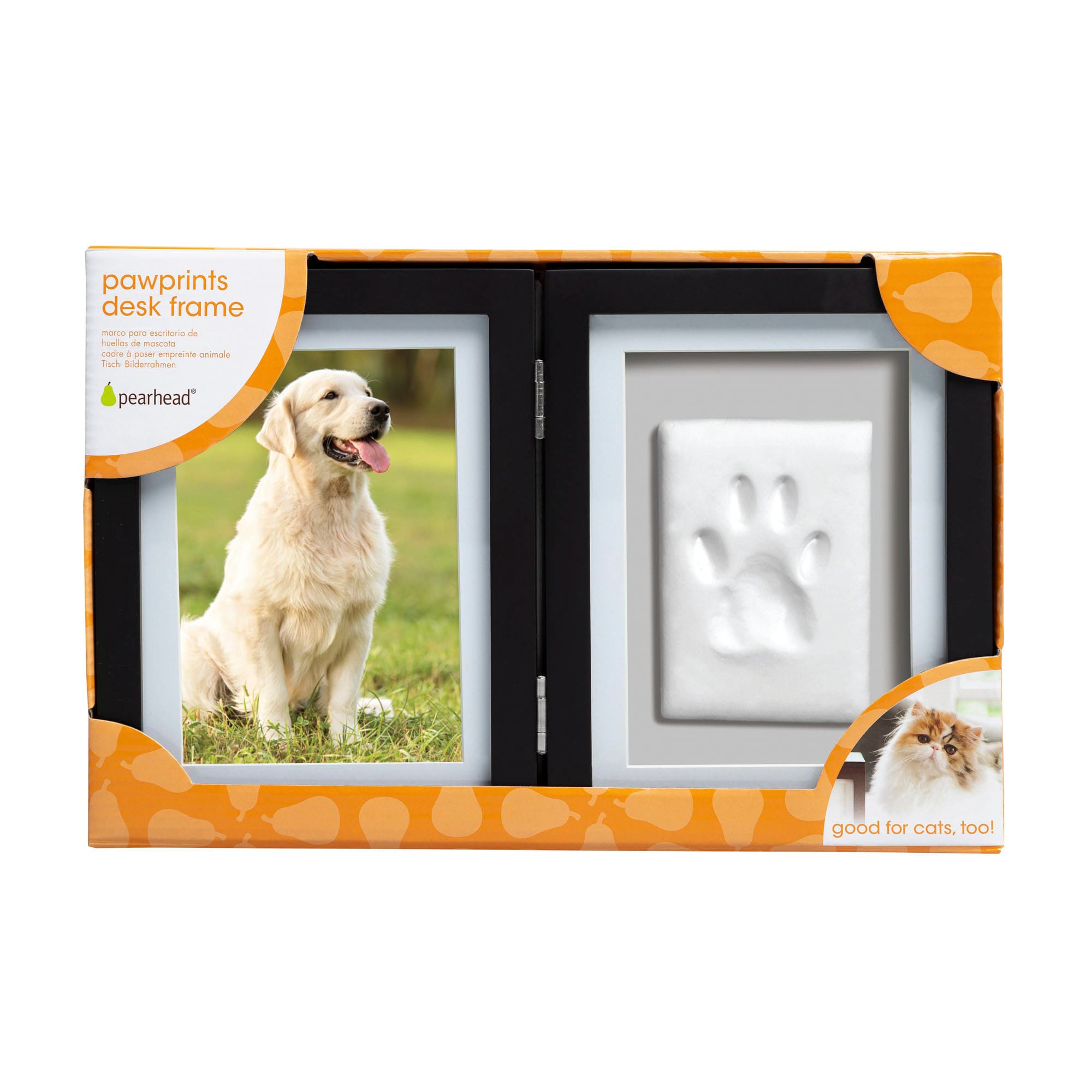 Keepsake Gift for Pet Lover Pearhead Dog Or Cat Paw Prints Pet Wall Frame and Paw Print Kit Perfect for Any Dog Owner or Cat Owner 