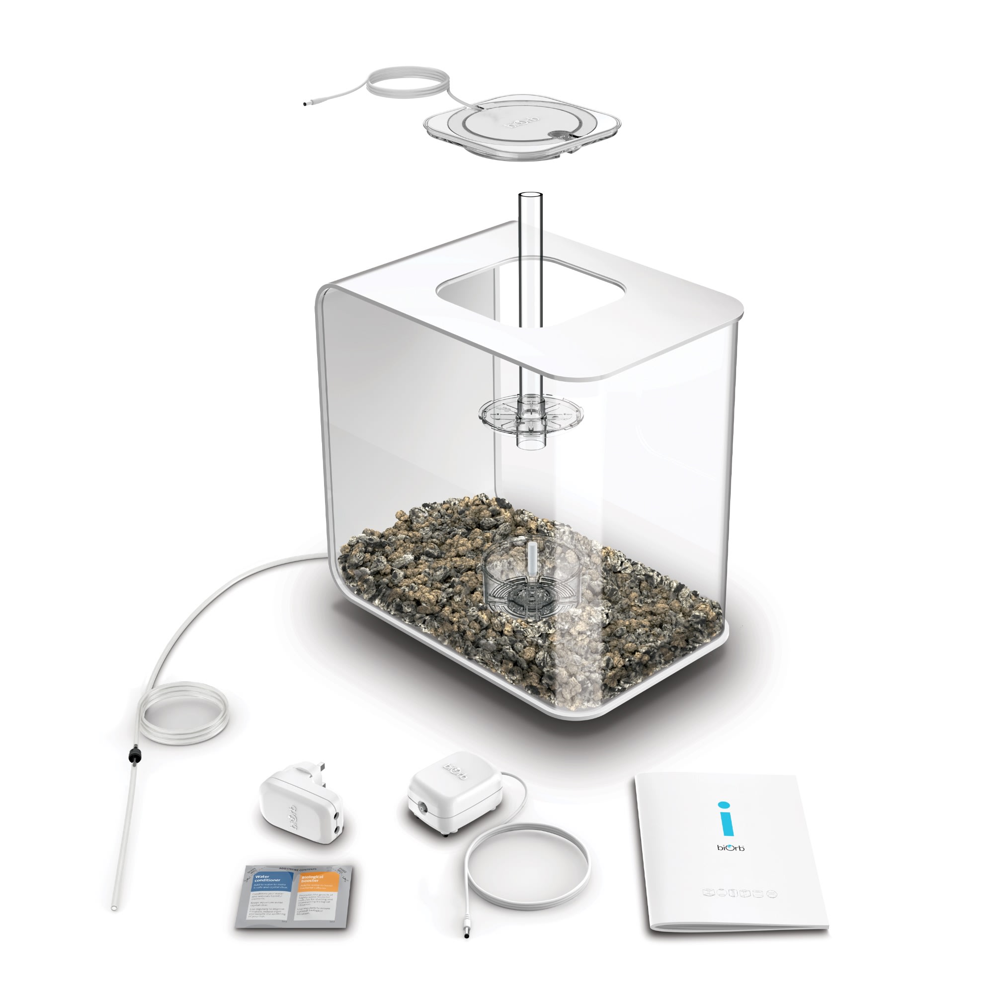 biOrb FLOW 30 White Aquarium with Standard Light, 8 Gallon | Petco