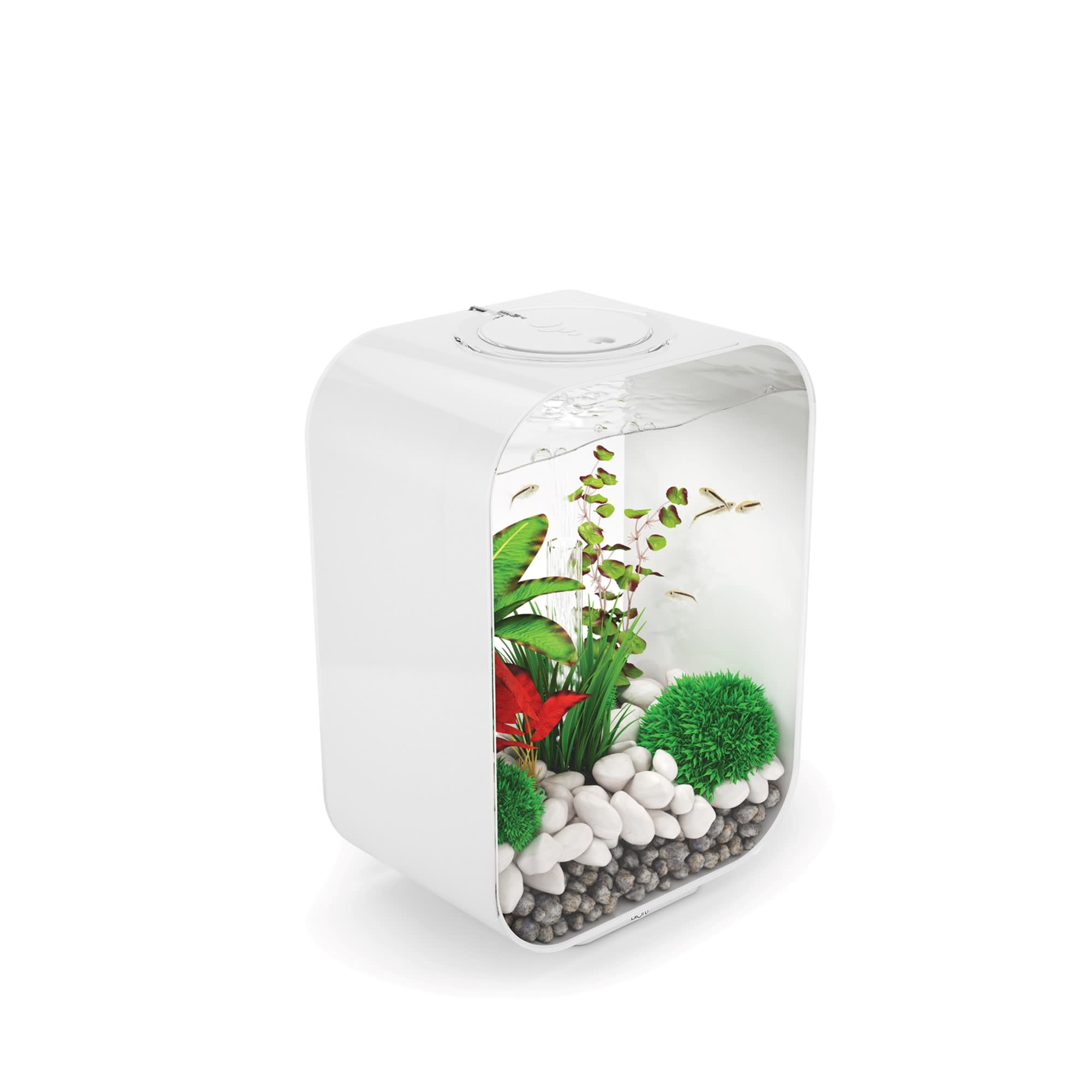 Gedeeltelijk lobby grip biOrb LIFE 15 White Aquarium with Standard Light, 4 Gallon | Petco