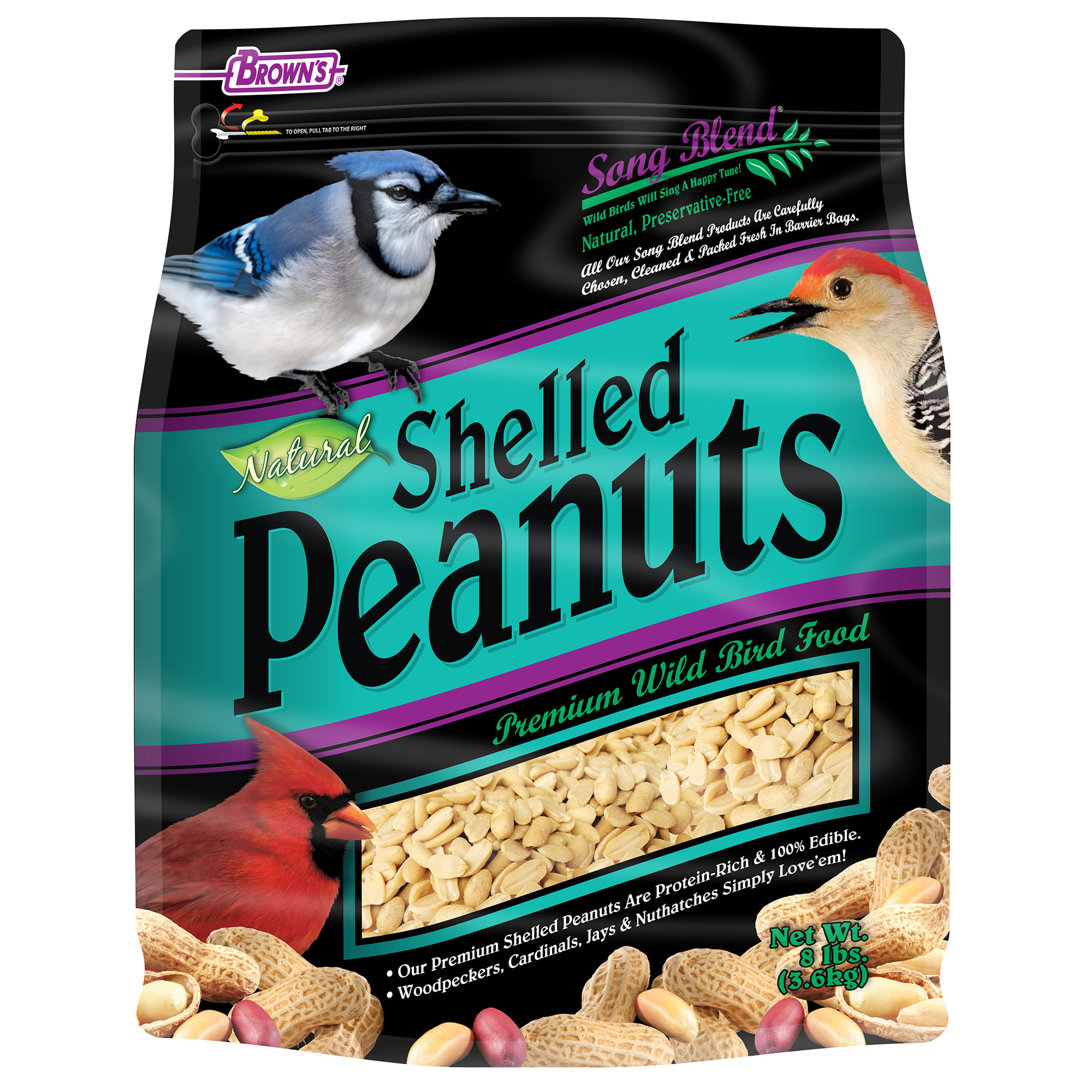 Pennington Classic Shelled Peanuts Wild Bird and Wildlife Feed 5