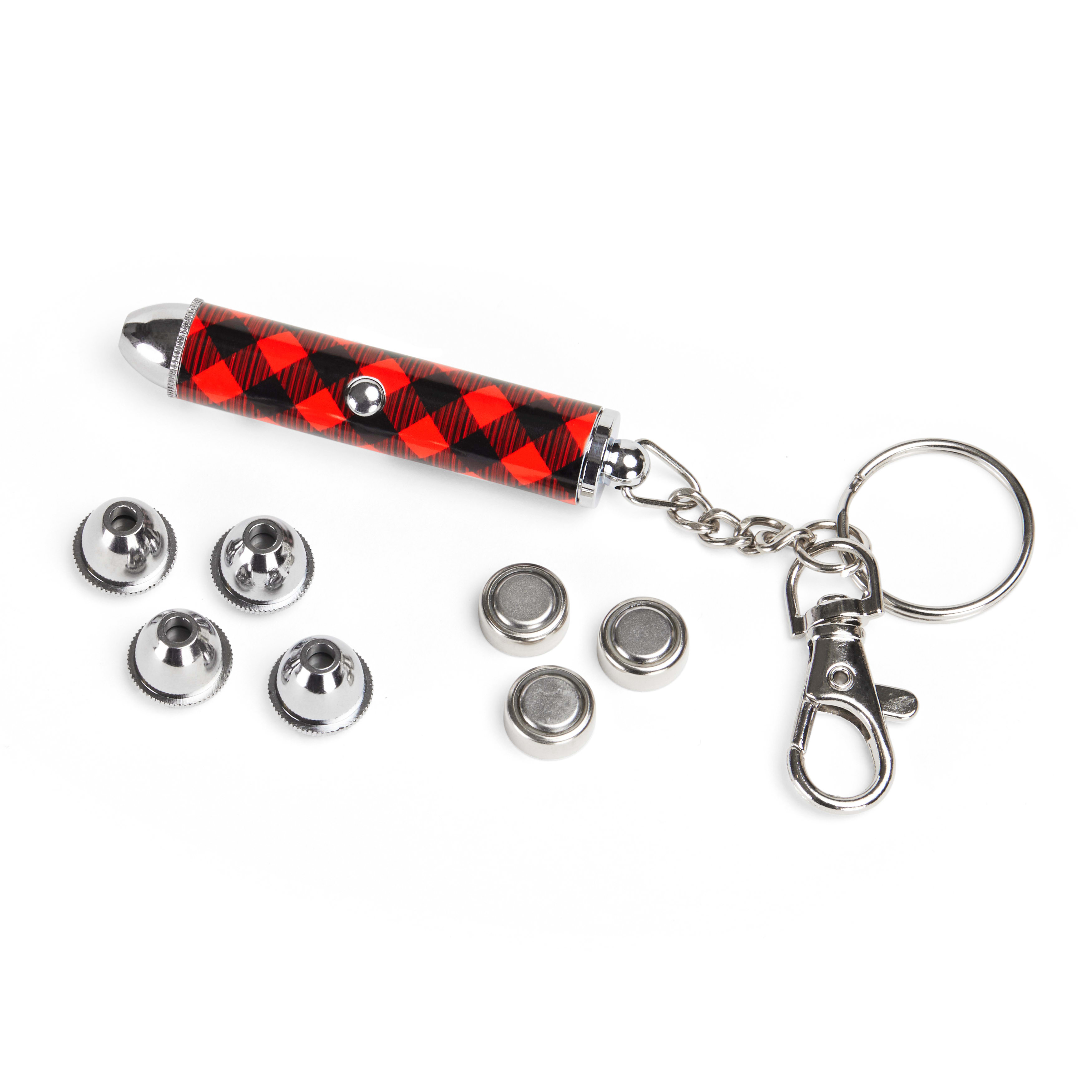 Cottontail Mini Keychain - Red, Ethically Made Bag Accessories