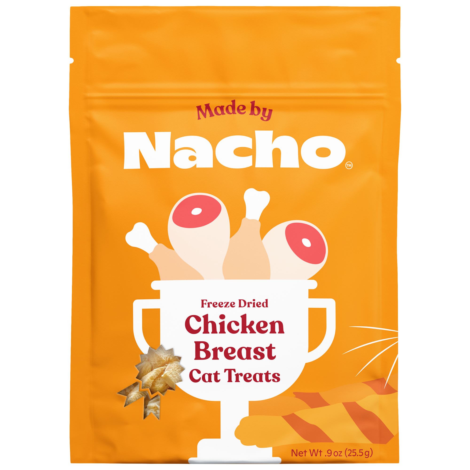 Made by Nacho Freeze Dried Chicken Breast Cat Treat .9 oz. Petco