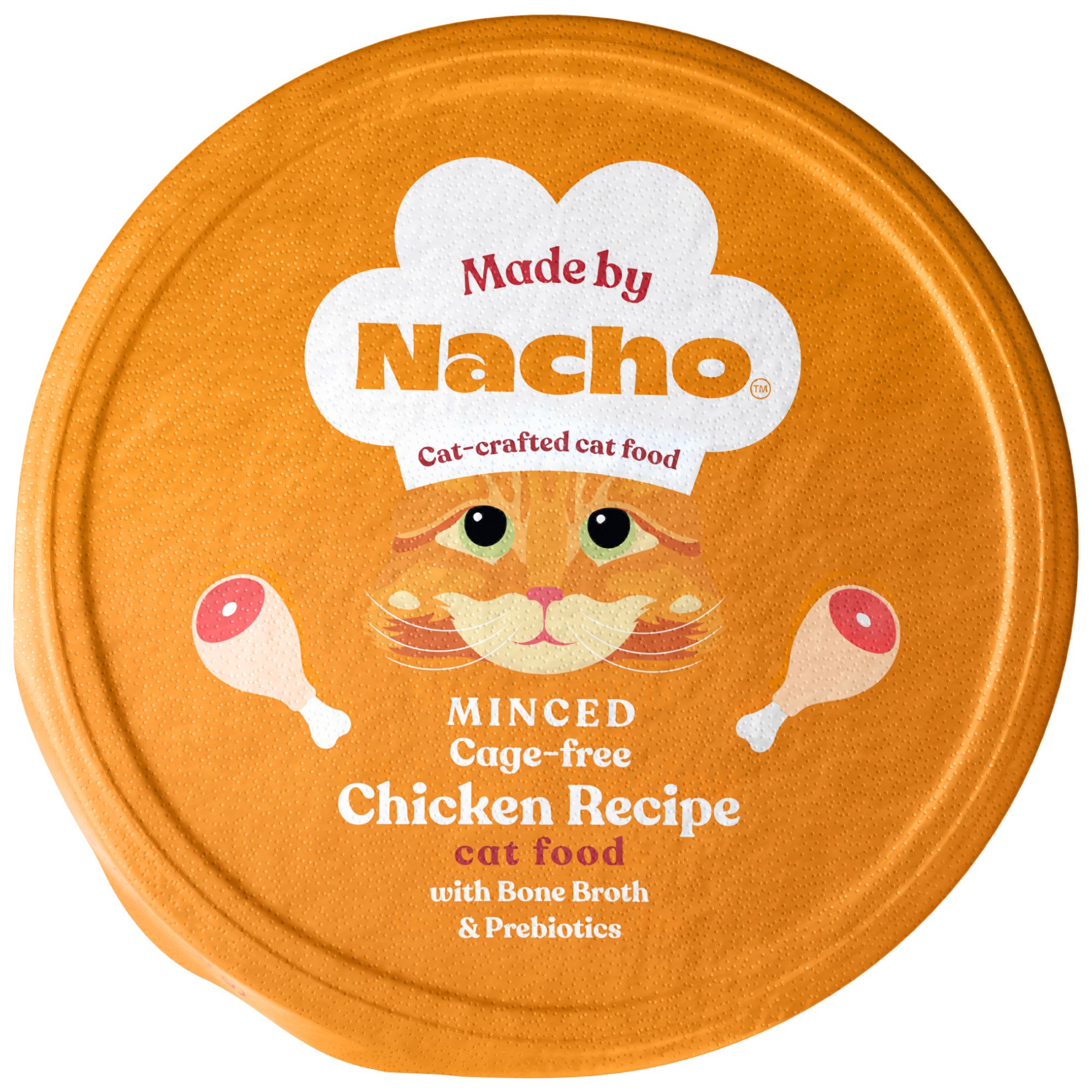 Made by Nacho Minced Chicken & Bone Broth Cat Food 2.5 oz
