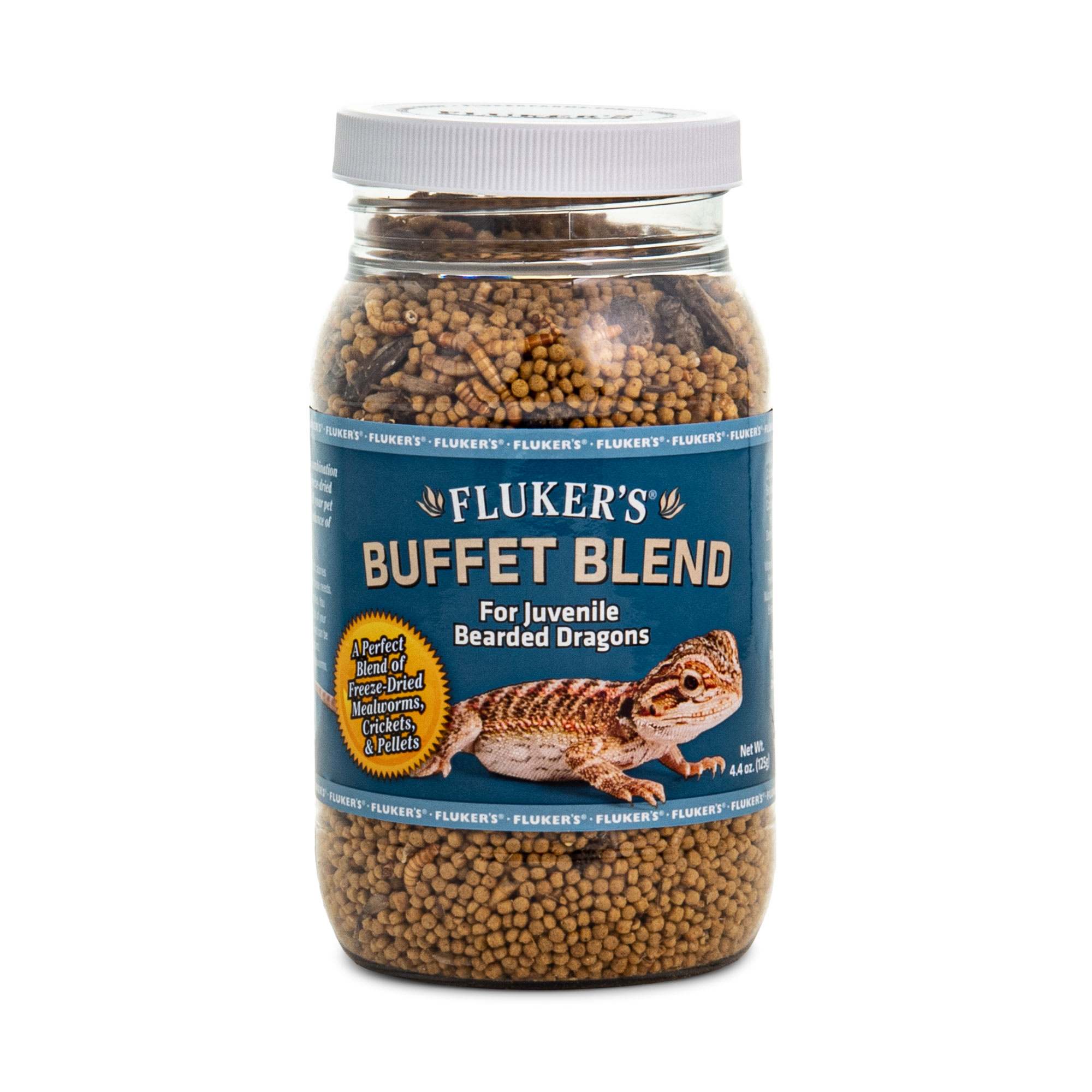 Fluker's Buffet Blend Juvenile Bearded Dragon Formula Food, 4.4 Oz. | Petco