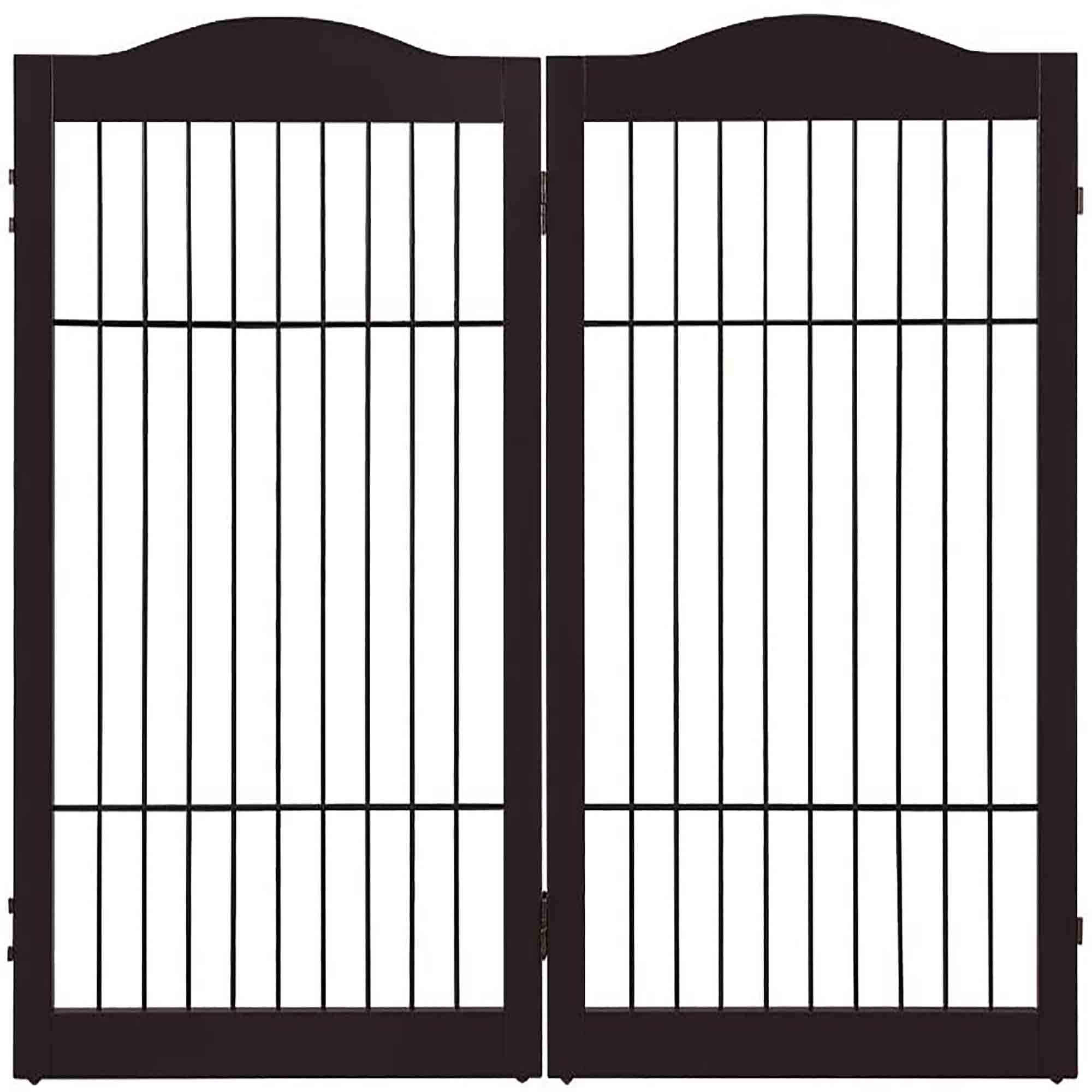 UniPaws Espresso 2Panel Pet Gate Extension Kit 44"