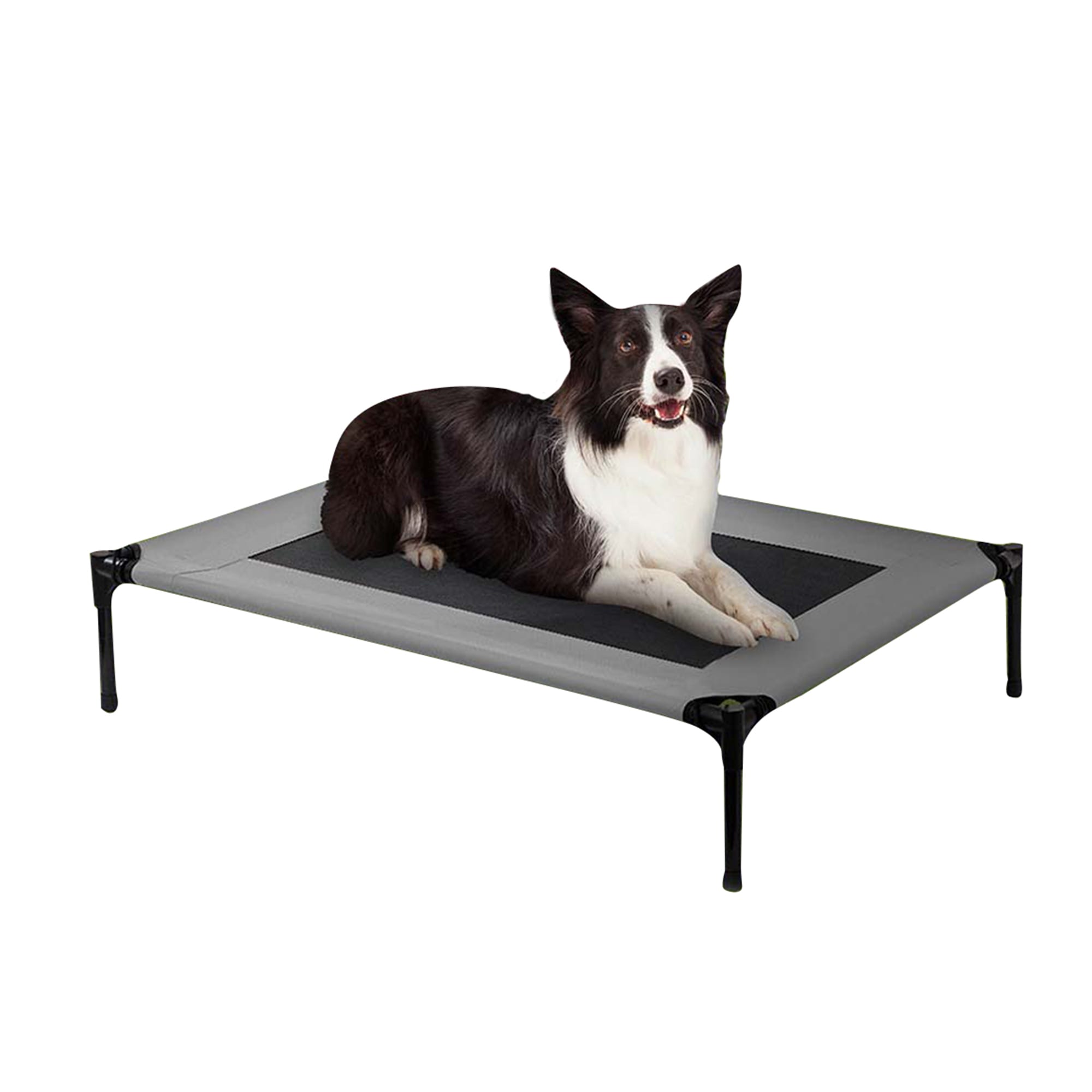 Solar Tec Gray Elevated Dog Bed, 30" L X 24" W X 7" H Petco