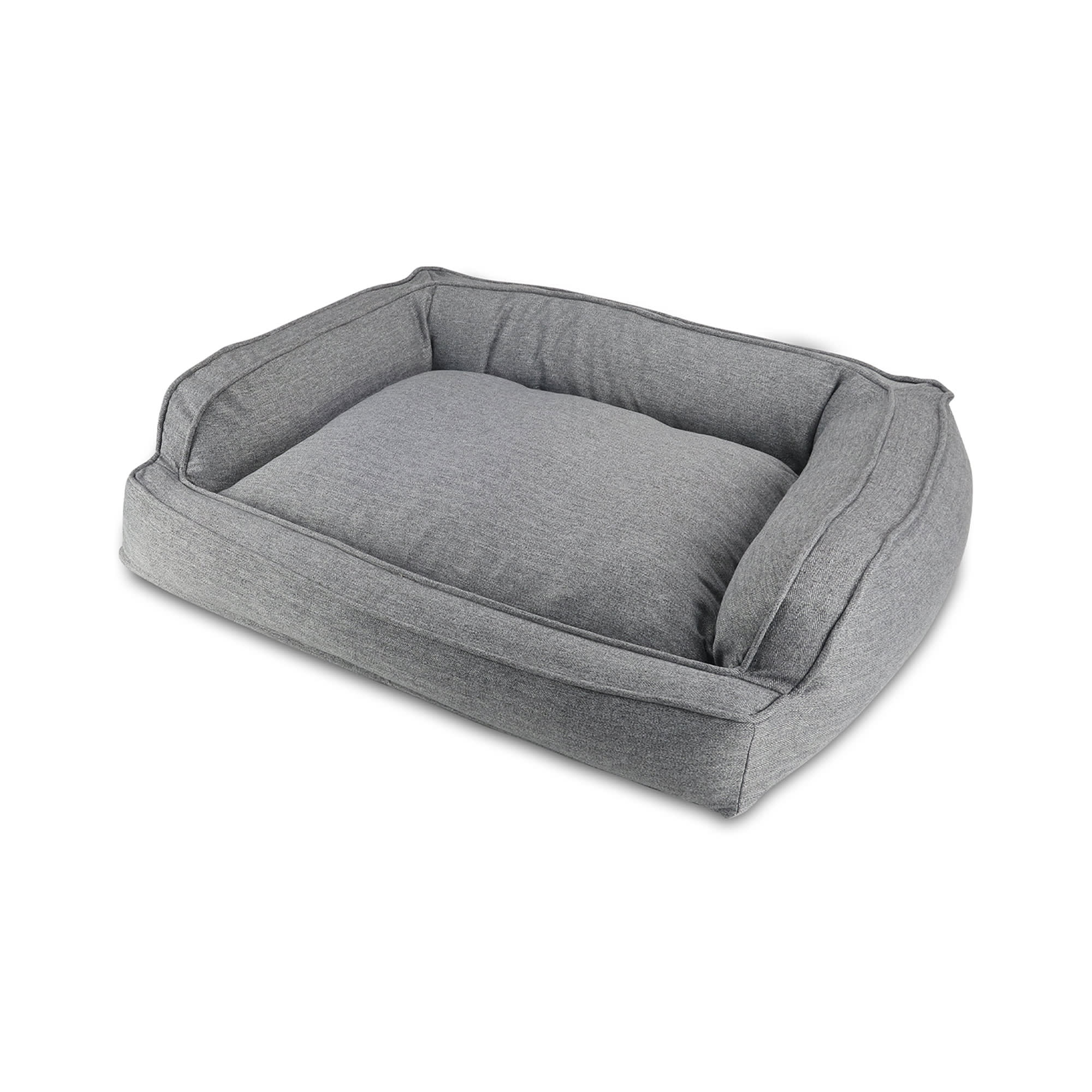 Grey and outlet white dog bed