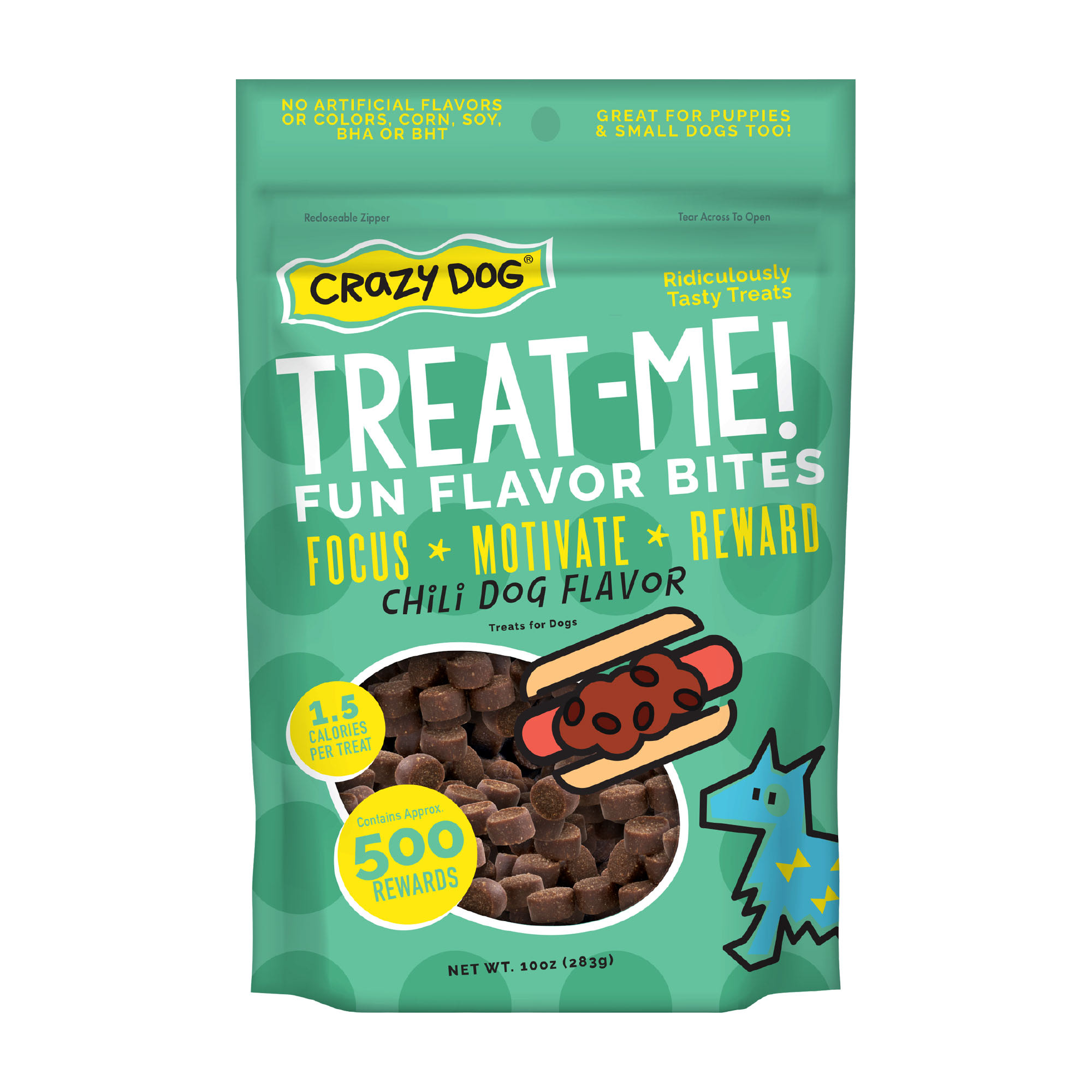 Crazy Dog Treat Me Mini Chili Soft Chewy Dog Treats 4 oz. Petco