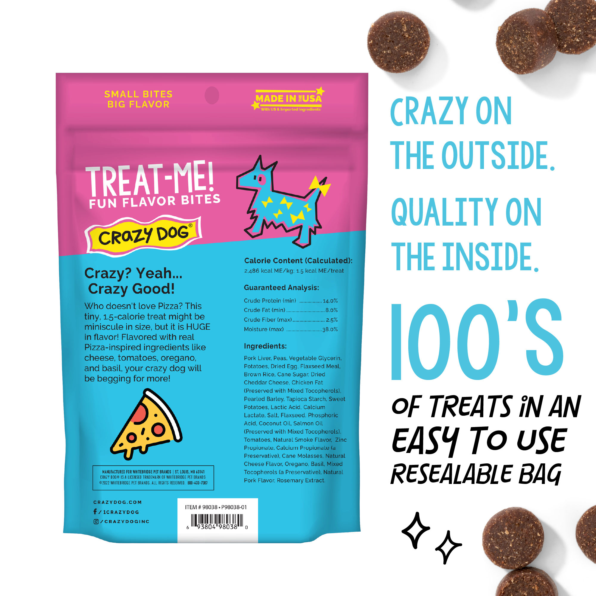 HOT Reward Dog Crazy Dog Treats Crazy Dog Treat-Me! Mini