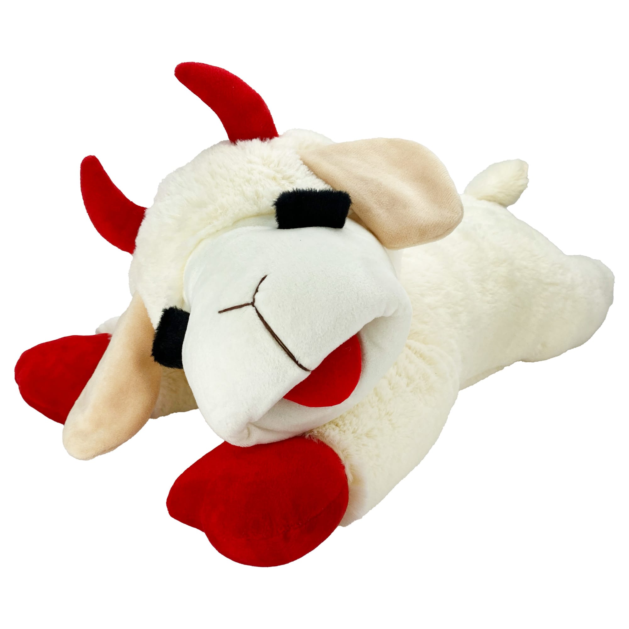 Multipet Lamb Chop with Devil Horns Dog Toy X Large Petco