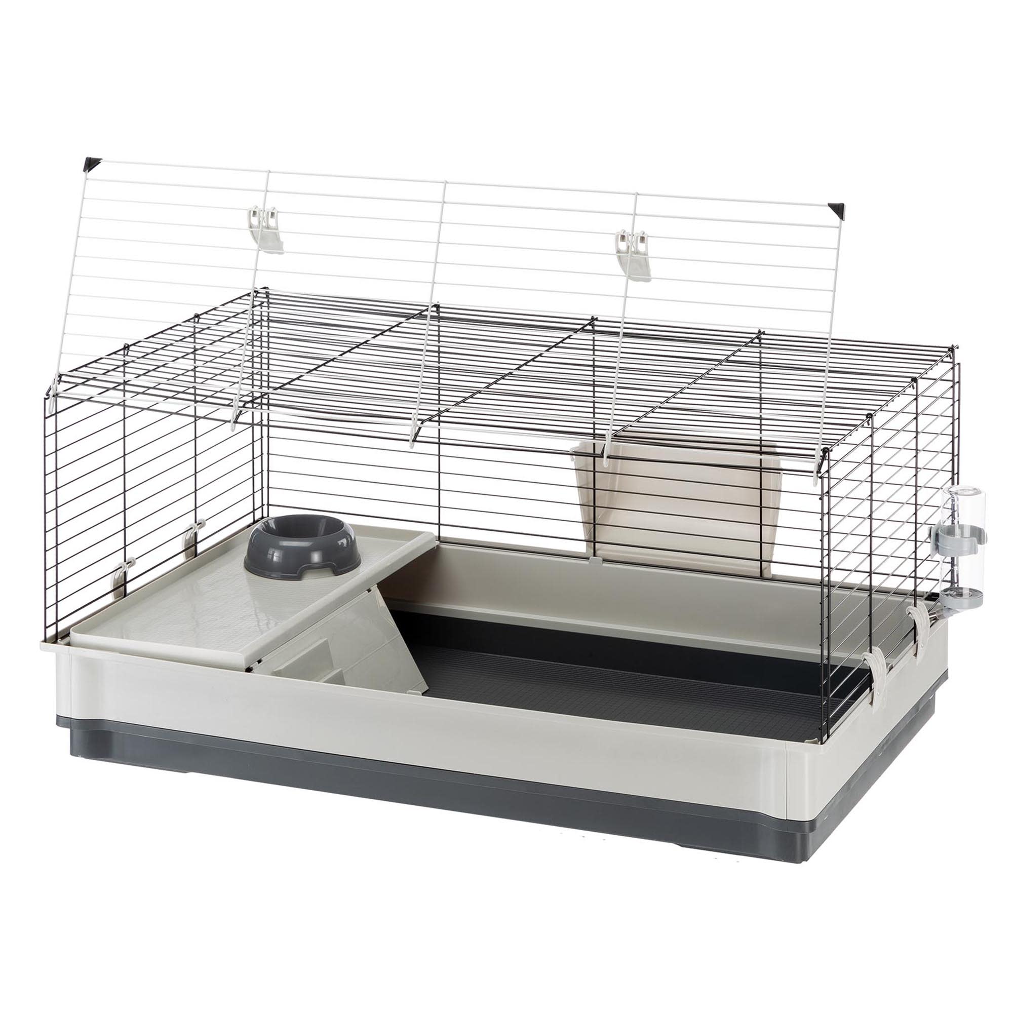 Ferplast BARN 100 DOUBLE Cage à trois étages pour lapins, accessoires  inclus.. Variante BARN 100 DOUBLE 