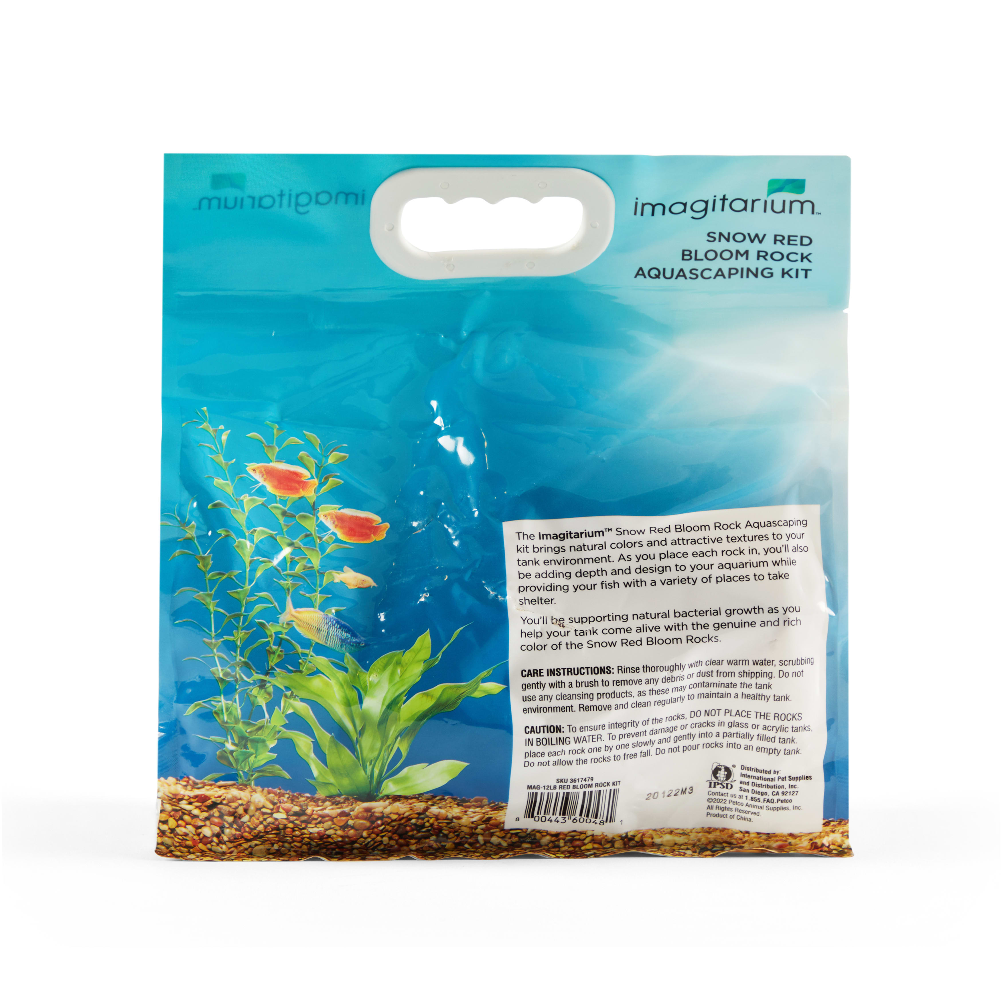 Imagitarium Aquatic Red Bloom Rock Kit, 12 lbs.