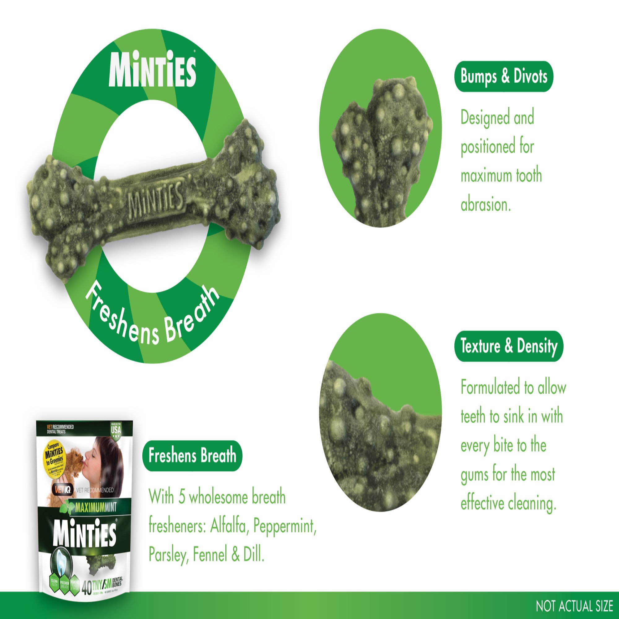 Minties dental dog clearance treats