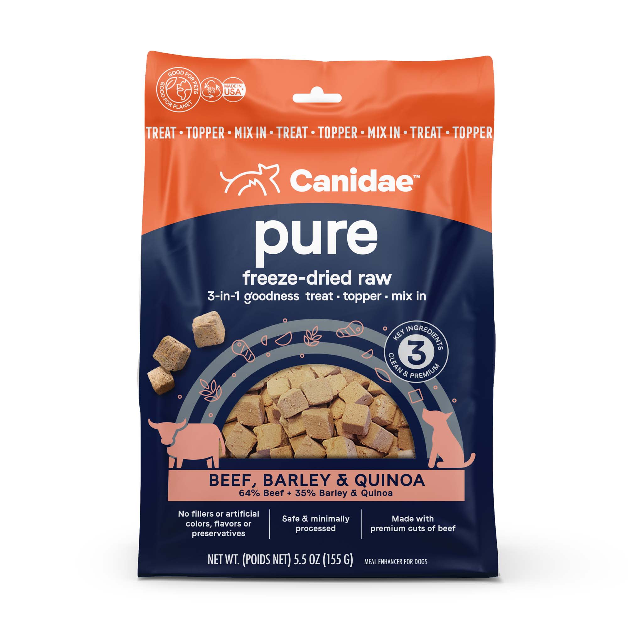 Canidae freeze dried raw coated sale