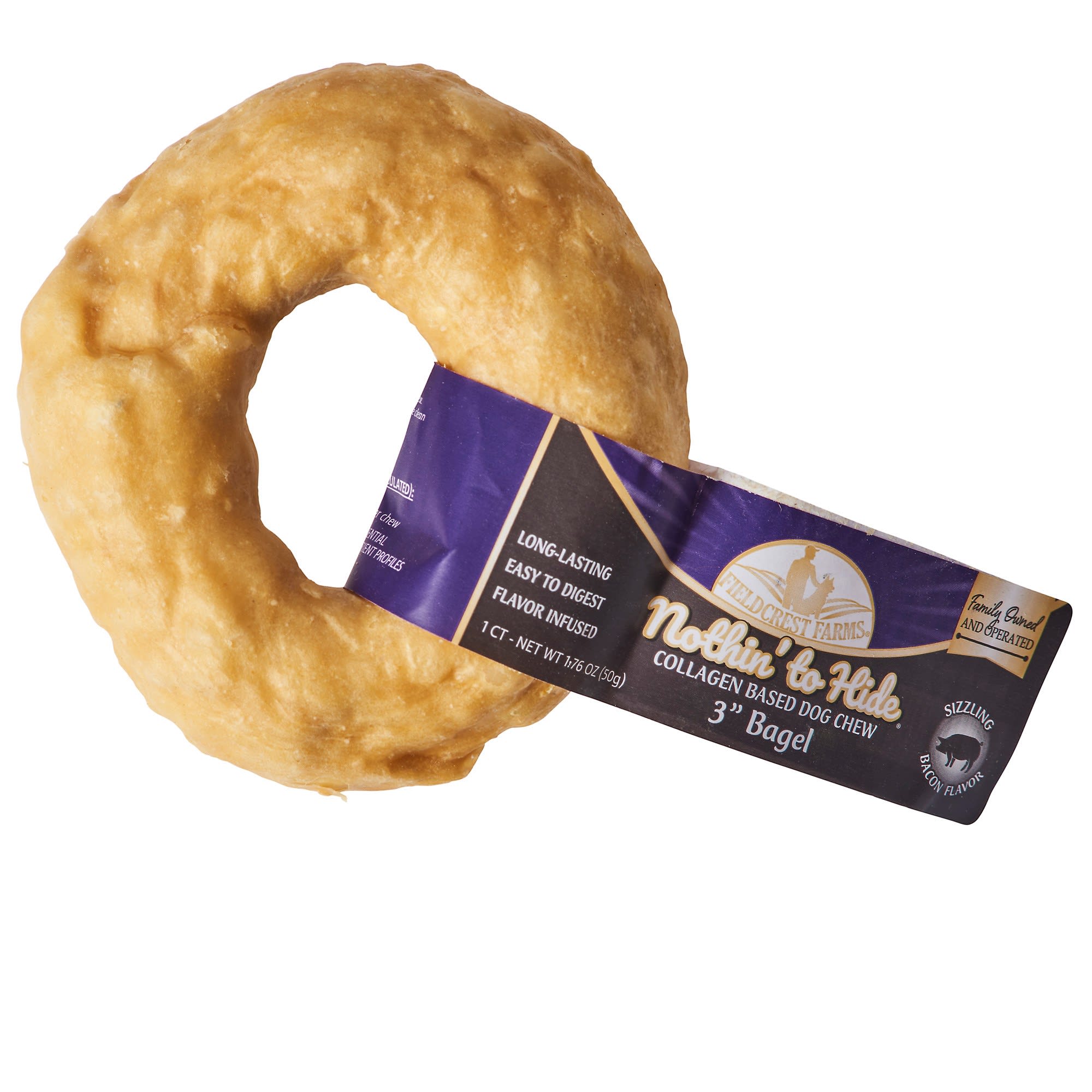 Fieldcrest Nothin' To Hide Bacon Flavor Dog Chew 1.76 oz