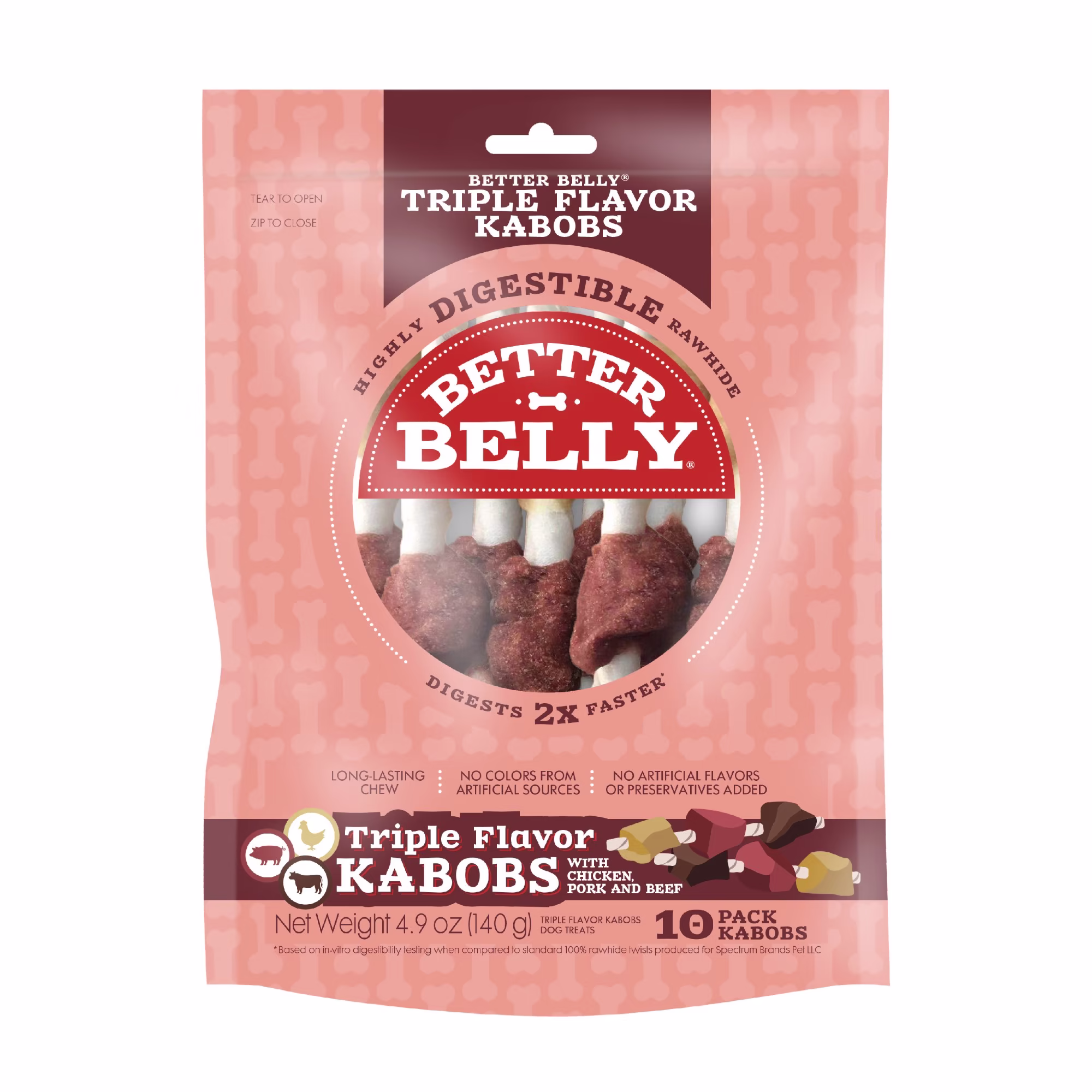 Better Belly Triple Flavor Kabobs with Chicken, Pork & Beef