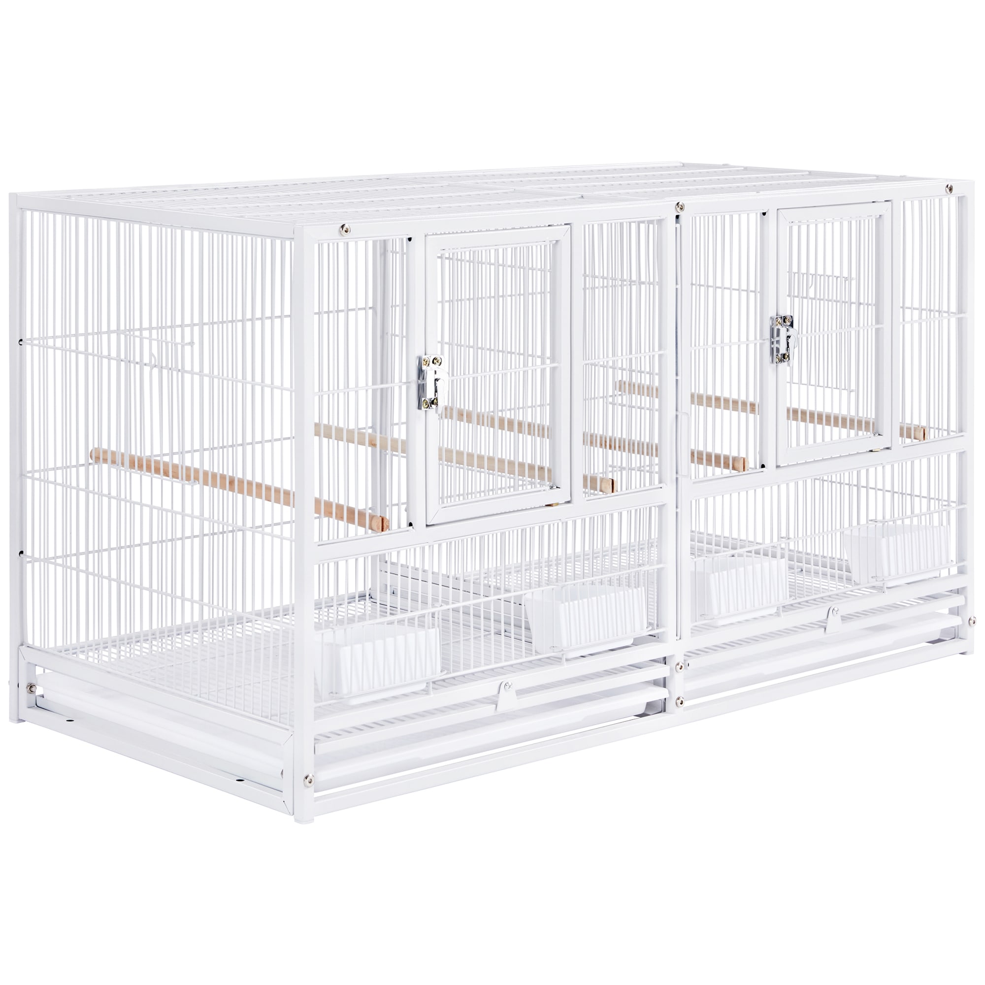 Divided on sale bird cage