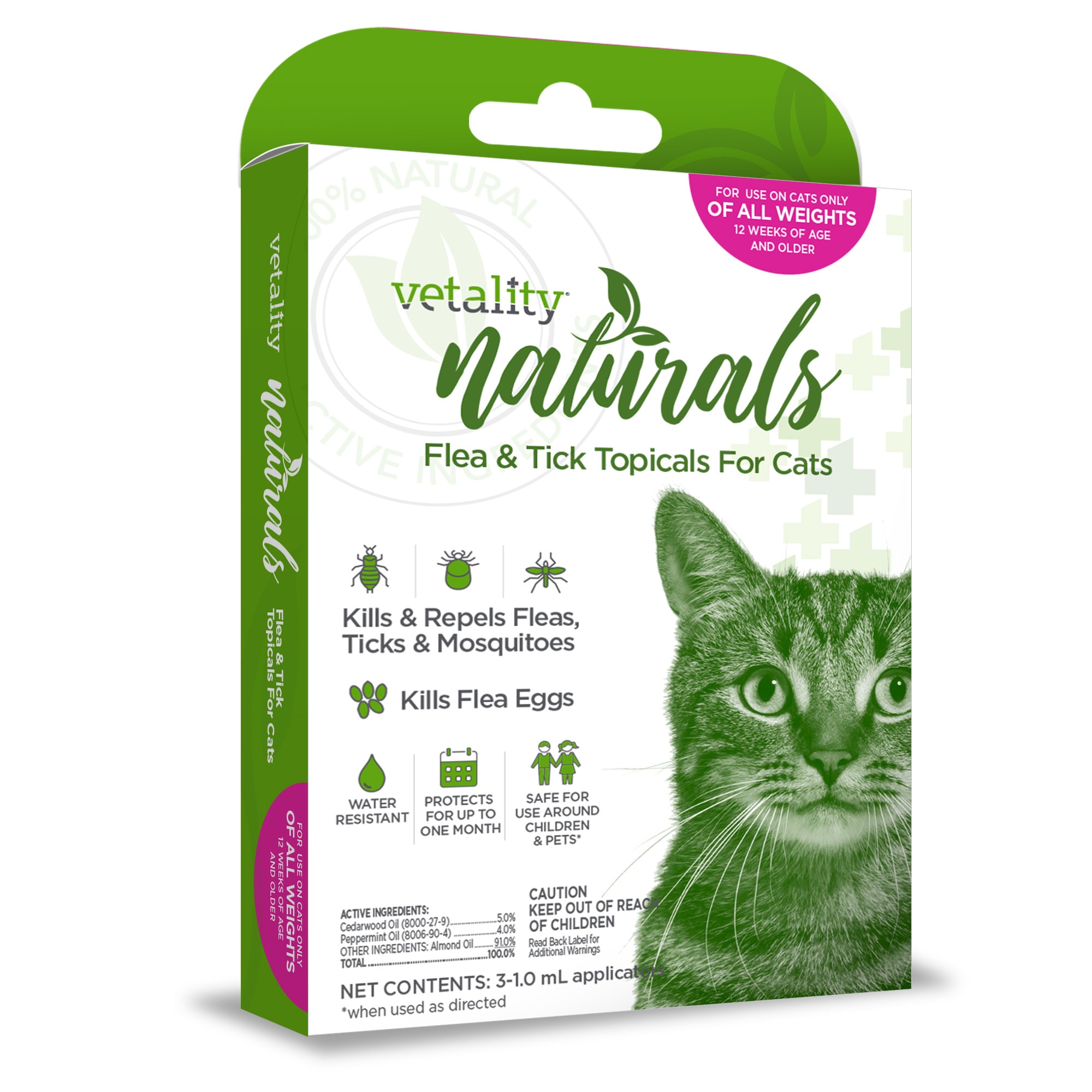 Natural care flea and tick fashion drops for cats reviews