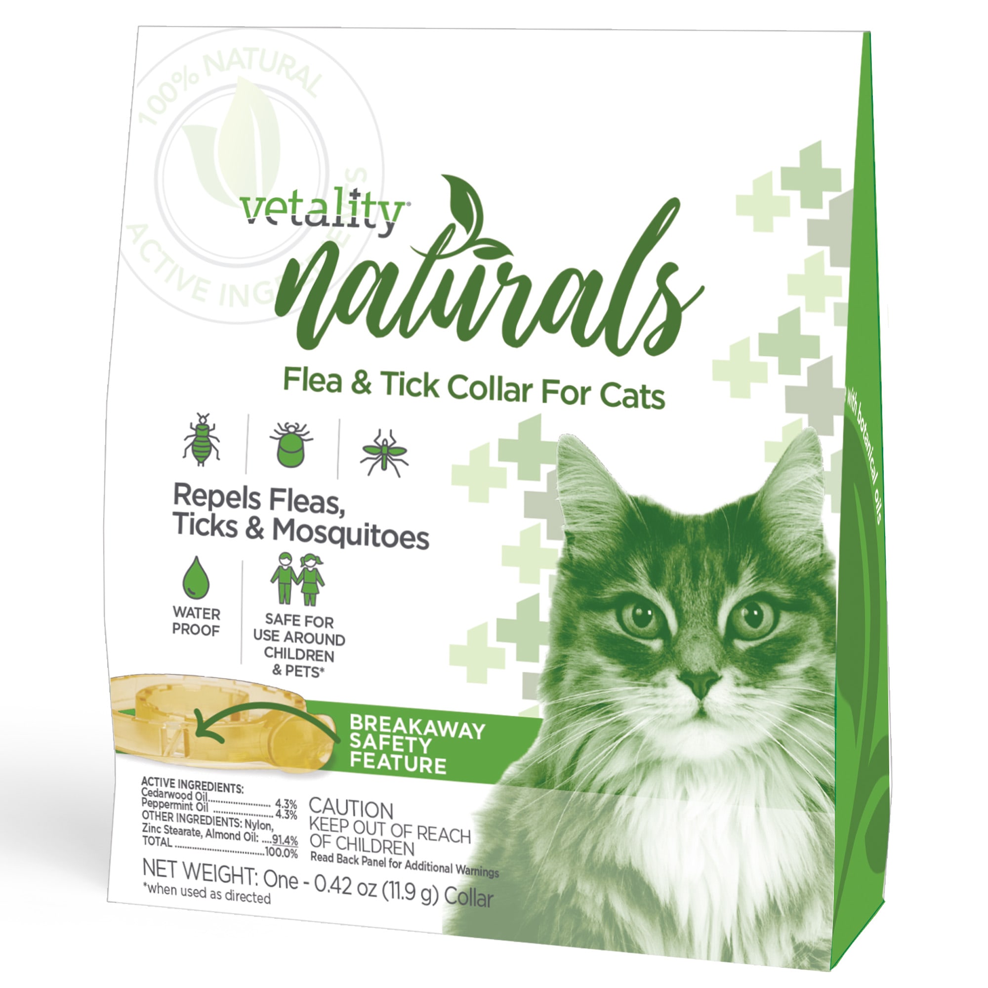 thumbnail interactive-video image 1 of ALZOO Flea & Tick Cat Collar + G+ Powder - 100% Plant-Based Pest Control 1 of 3