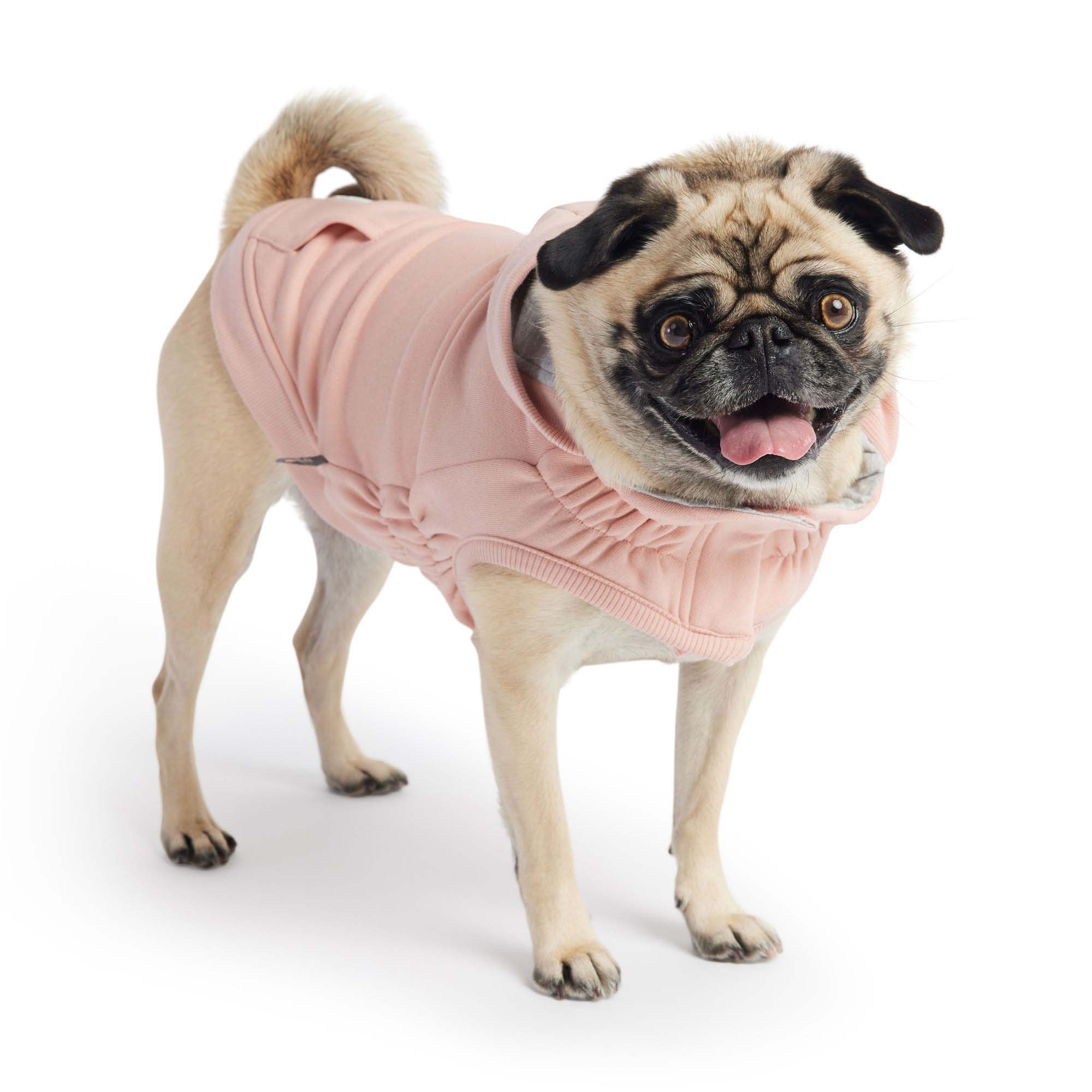 GF Pet Pink Elasto-Fit Urban Dog Hoodie, Small | Petco