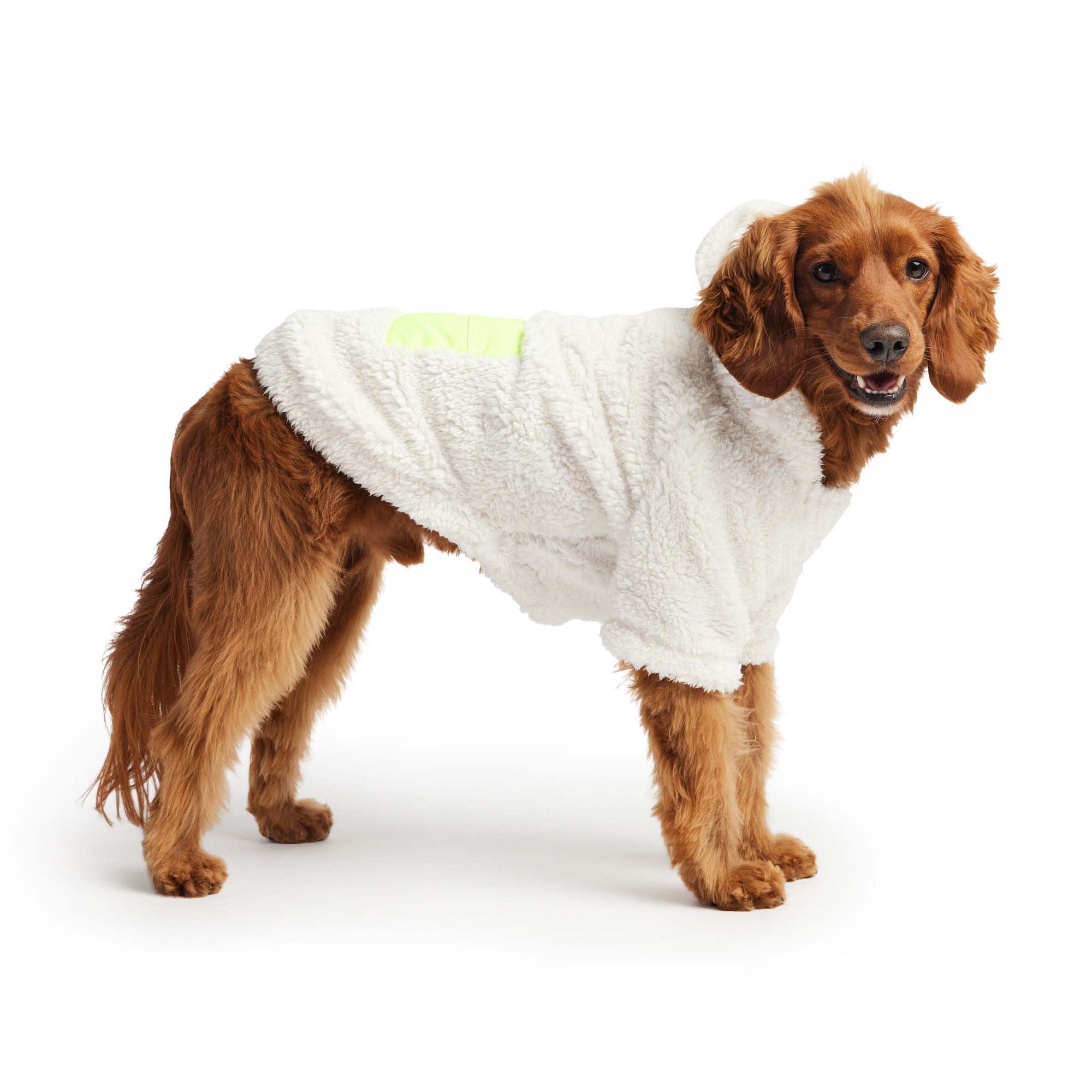 GF Pet White Cozy Dog Hoodie, X-Large