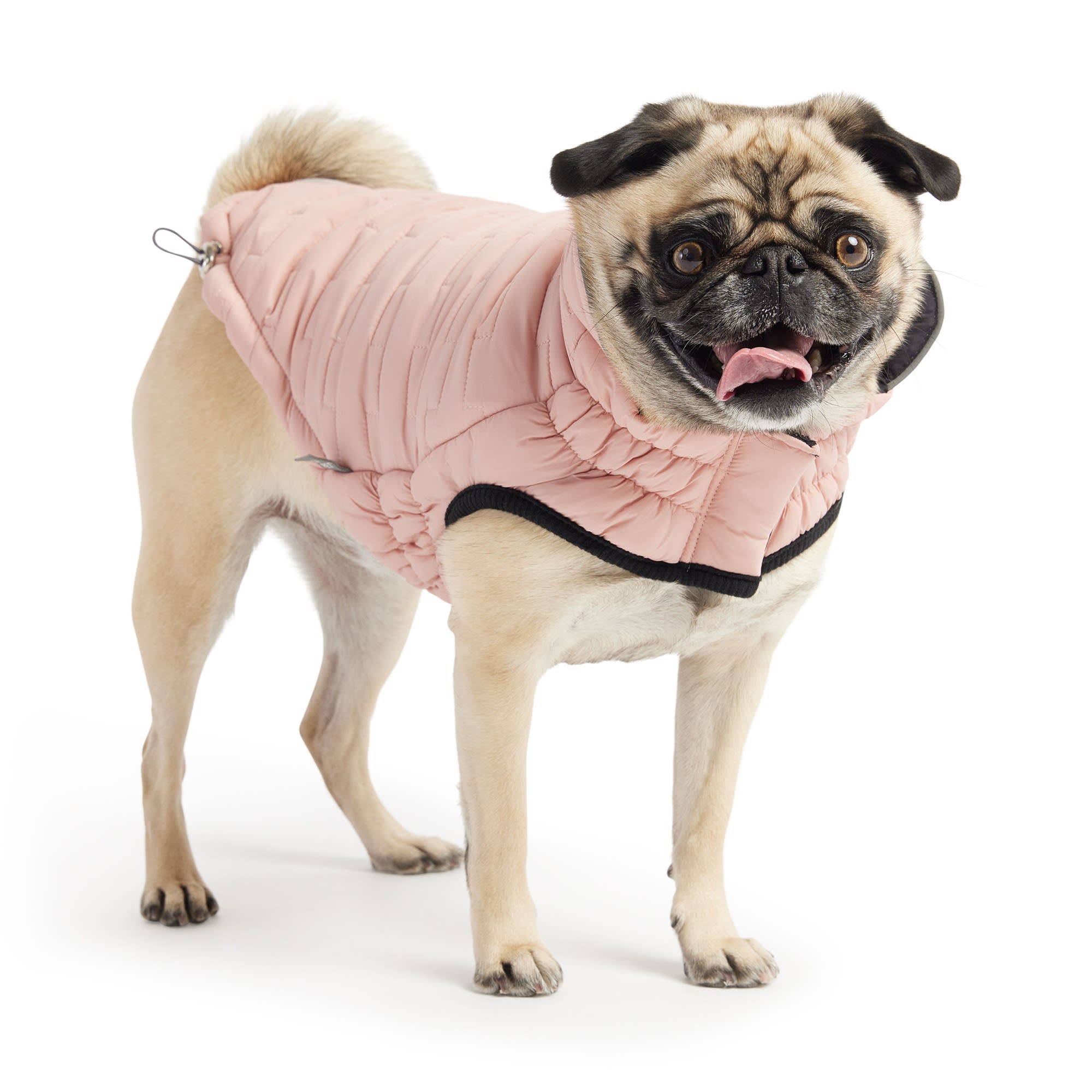 GF Pet Pink Reversible & Water-Resistant Dog Jacket XXS