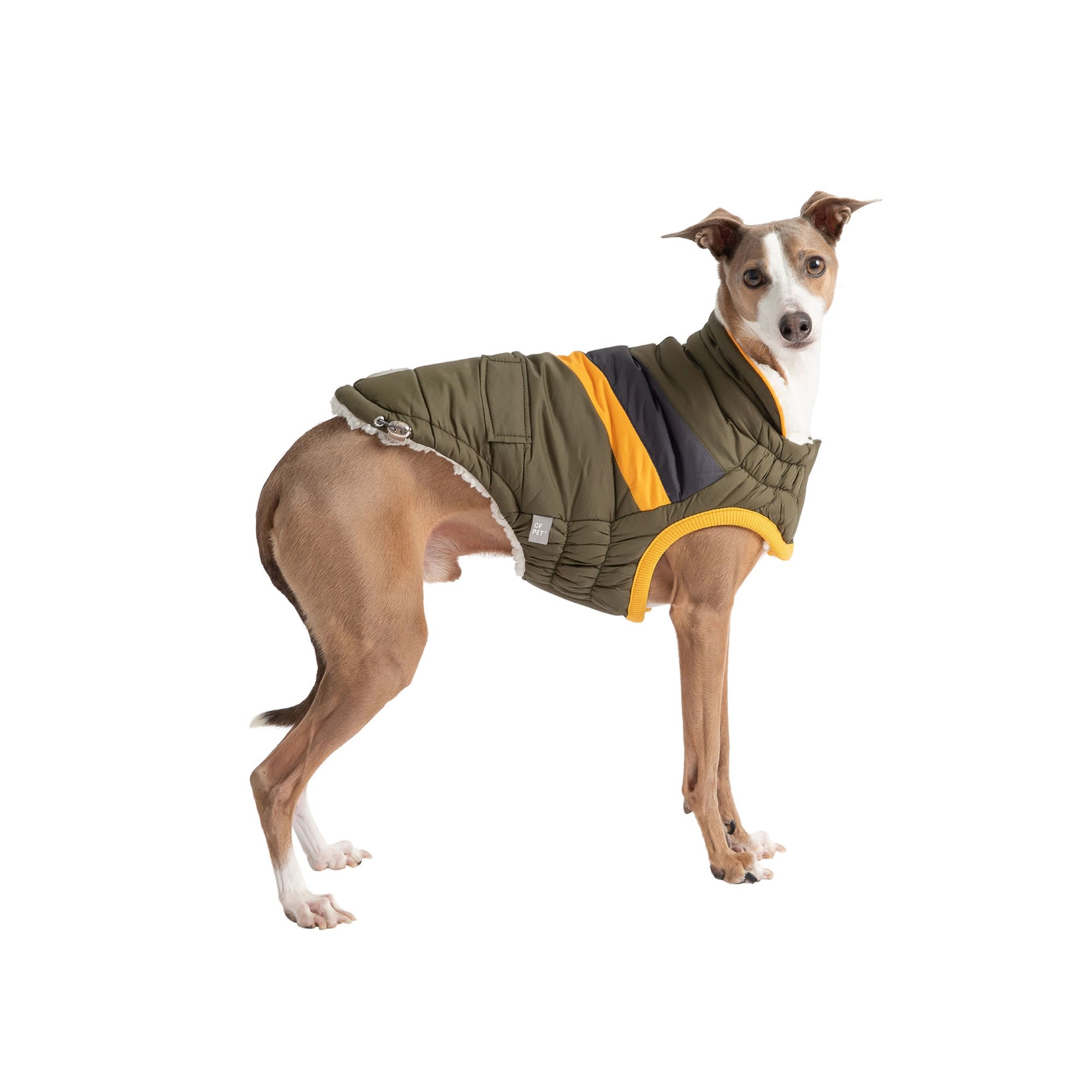 GF Pet Khaki Alpine Dog Puffer Jacket, XX-Small Petco