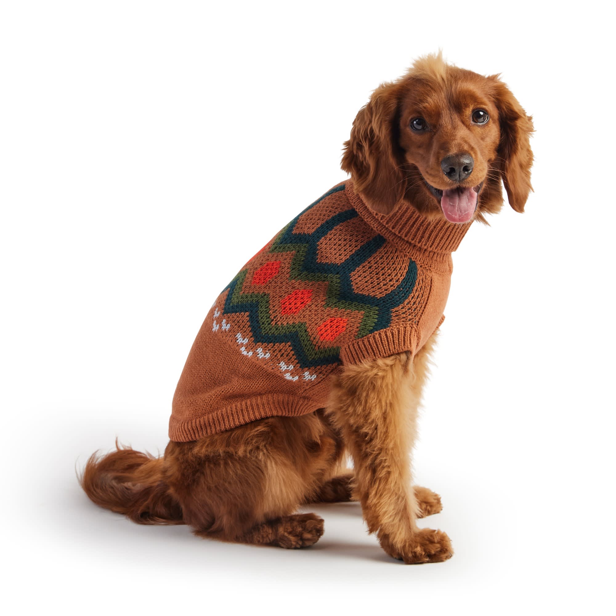 GF Pet Hazel Heritage Dog Sweater, Medium Petco