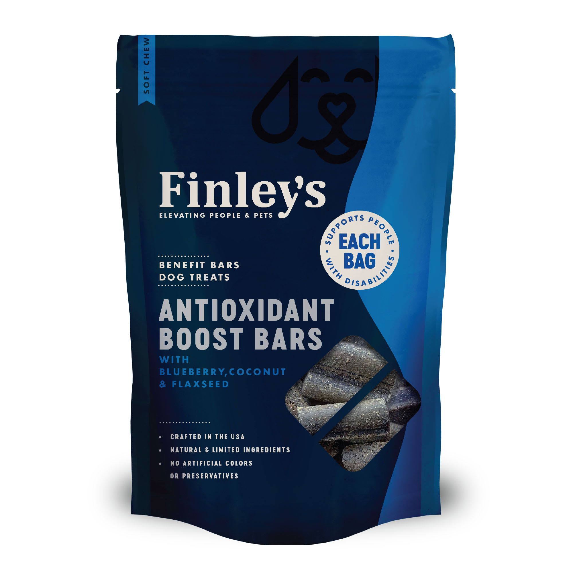 Finley's Antioxidant & Superfood Soft Chew Dog Treats 16 oz