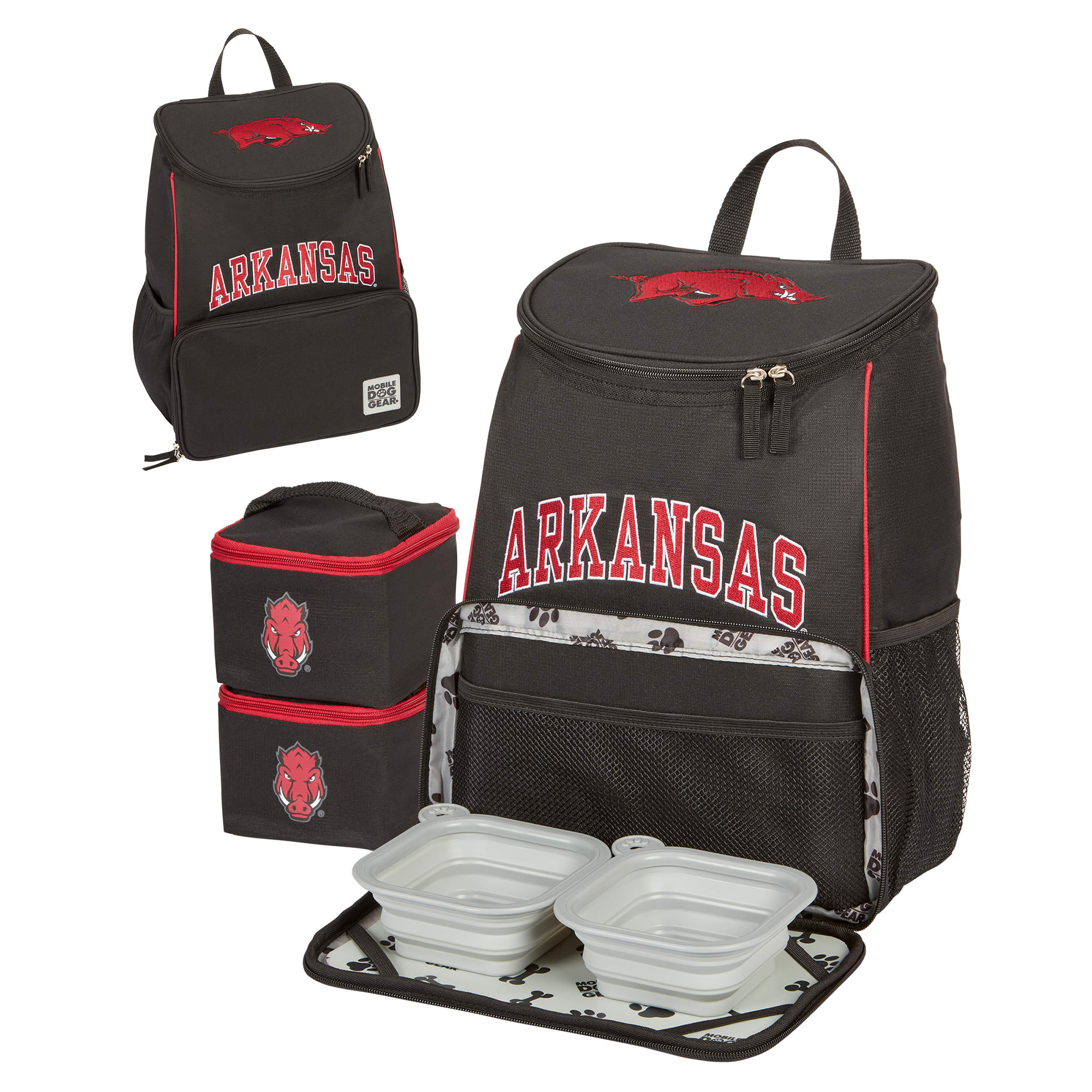 Mobile Dog Gear Arkansas Razorbacks NCAA Weekender Backpack Petco