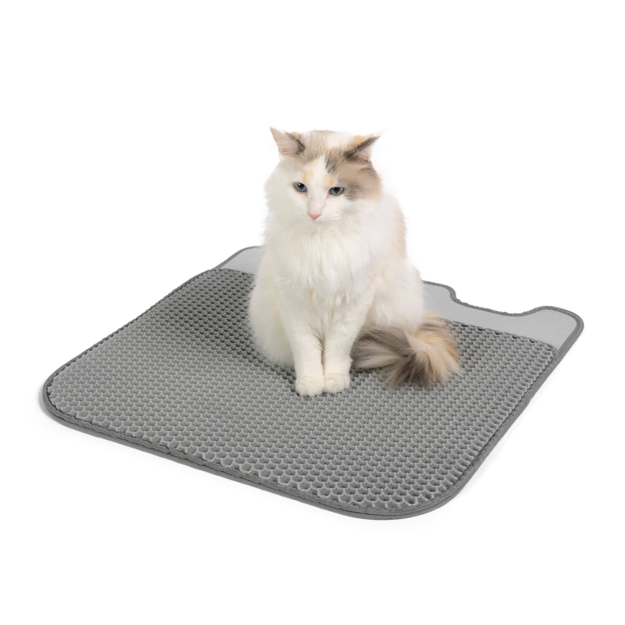 Rubber litter fashion mat