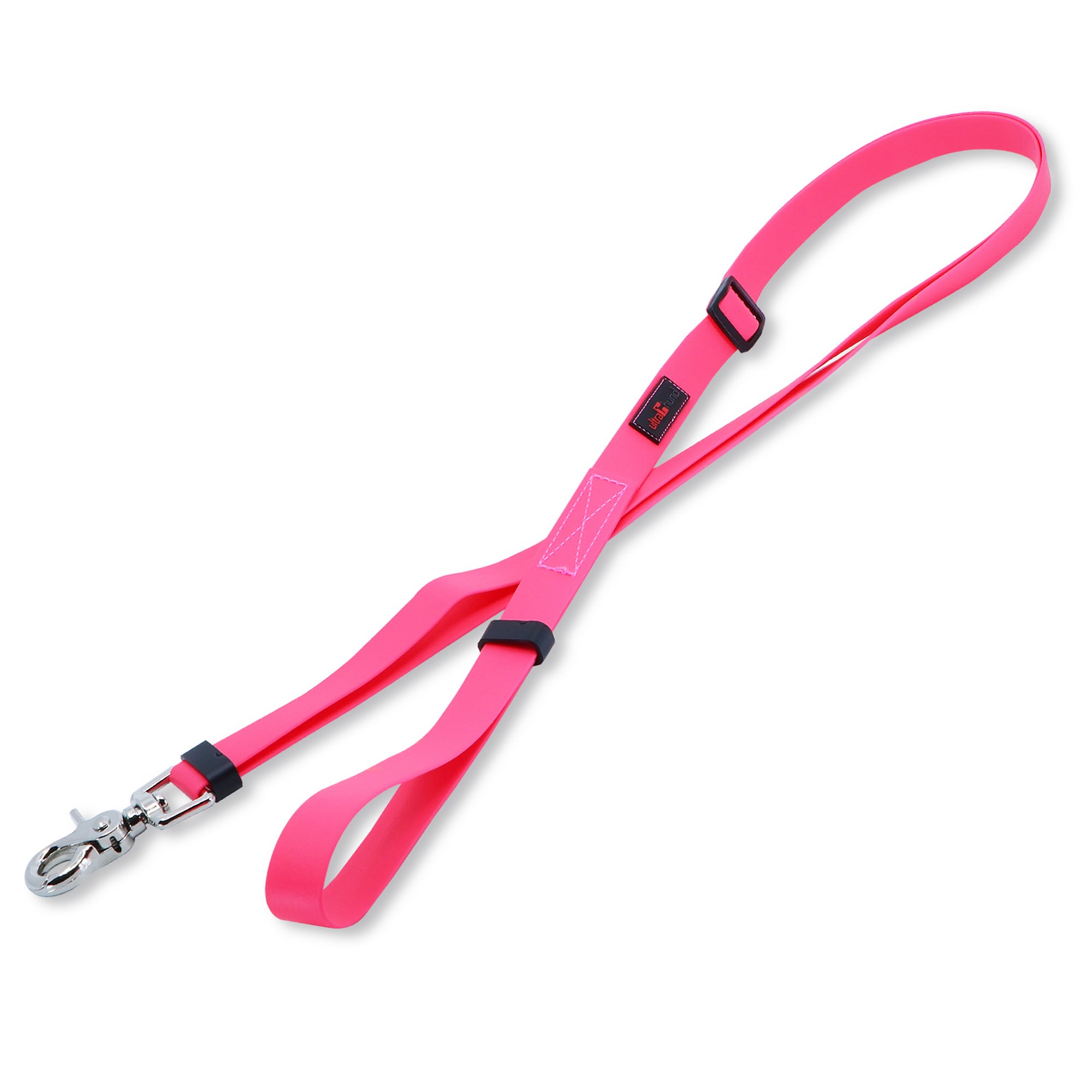 Ultrahund Pink 3 4 Inch Boss Adjustable Dog Lead, 6 Ft. 