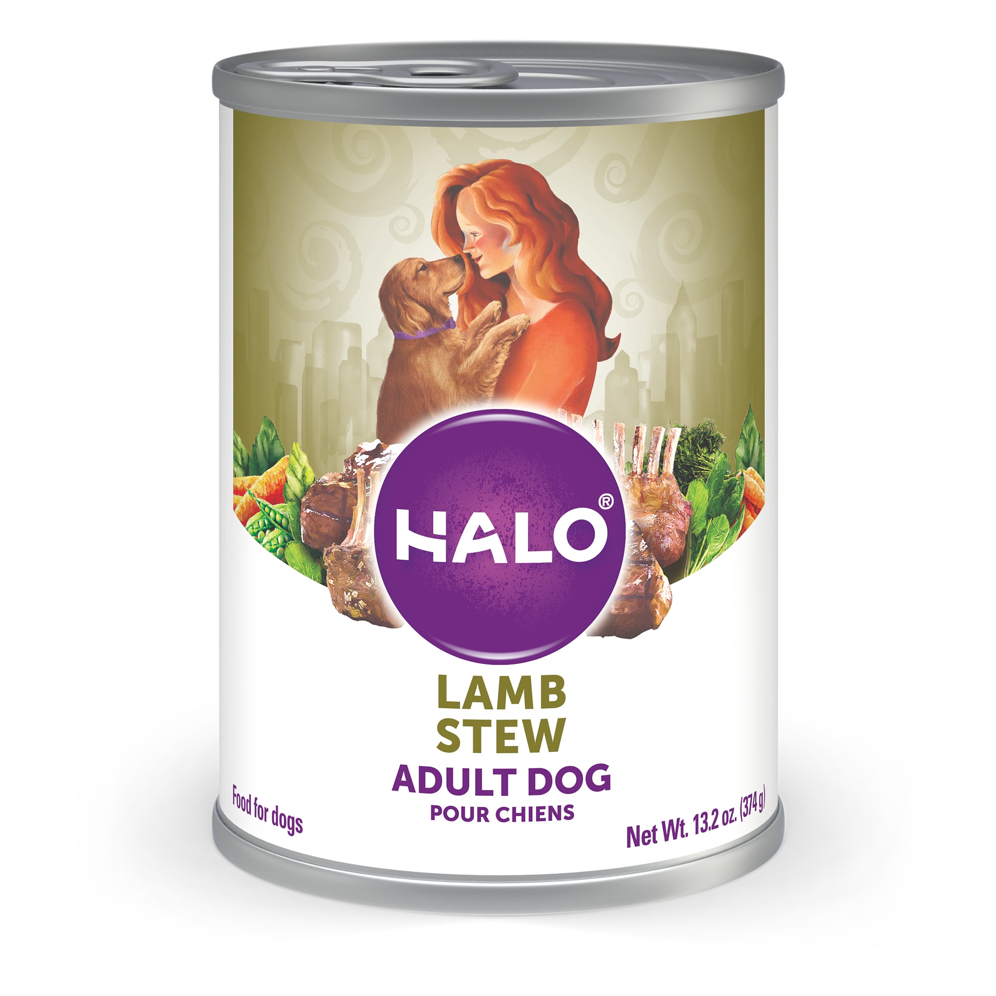 UPC 745158700418 product image for Halo Spot's Stew Wholesome Lamb Recipe Canned Dog Food - Case of 12, 13.2 OZ | upcitemdb.com