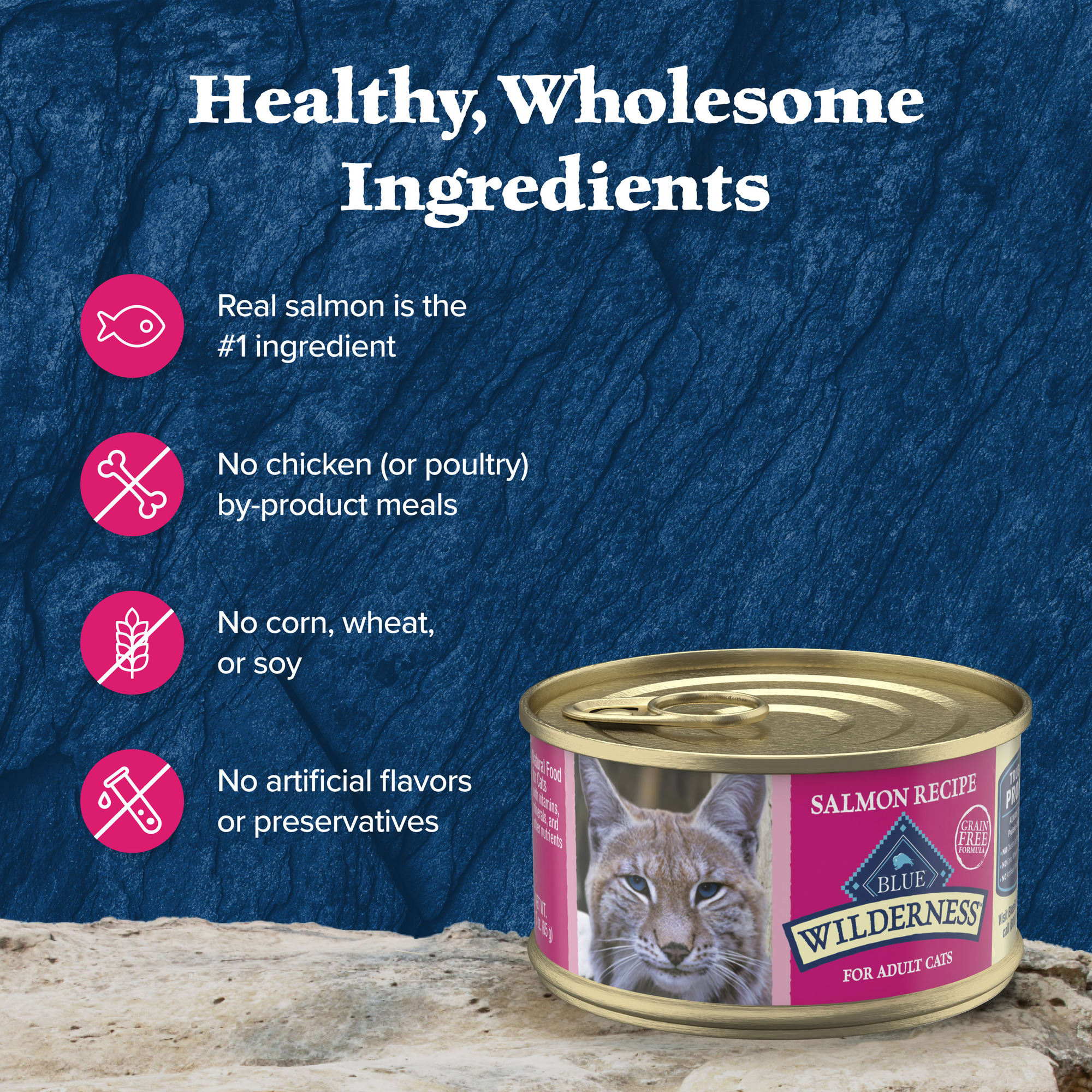 Blue diamond wet fashion cat food