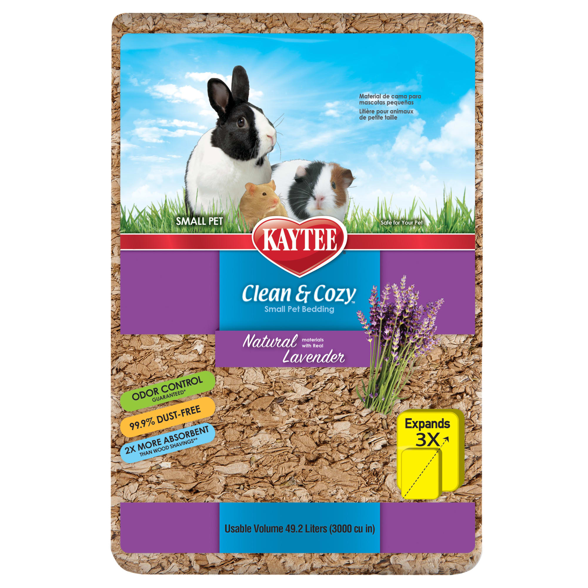 Kaytee Clean Cozy Natural Bedding with Lavender 24.6 L