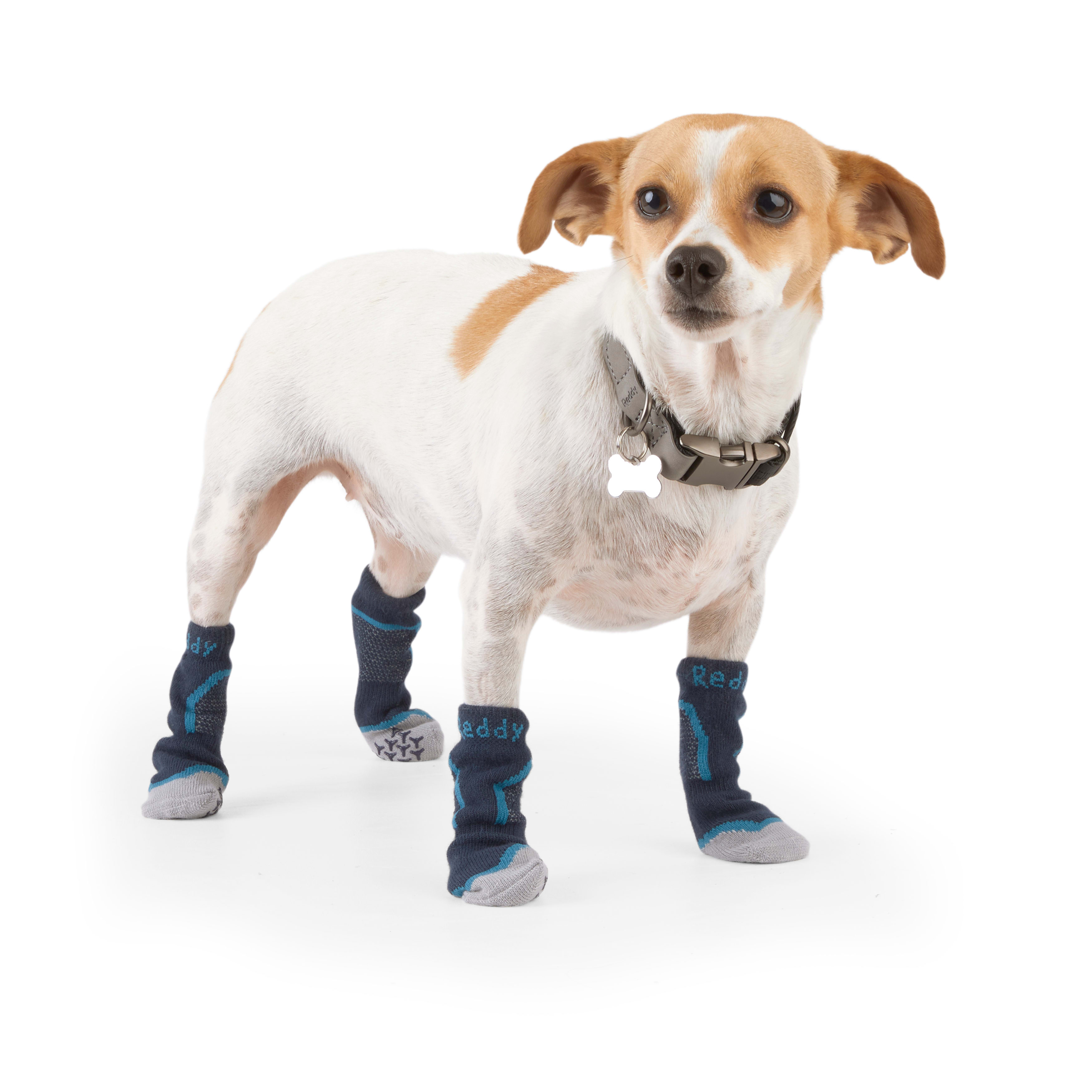 Reddy Black Grip Dog Socks, Small