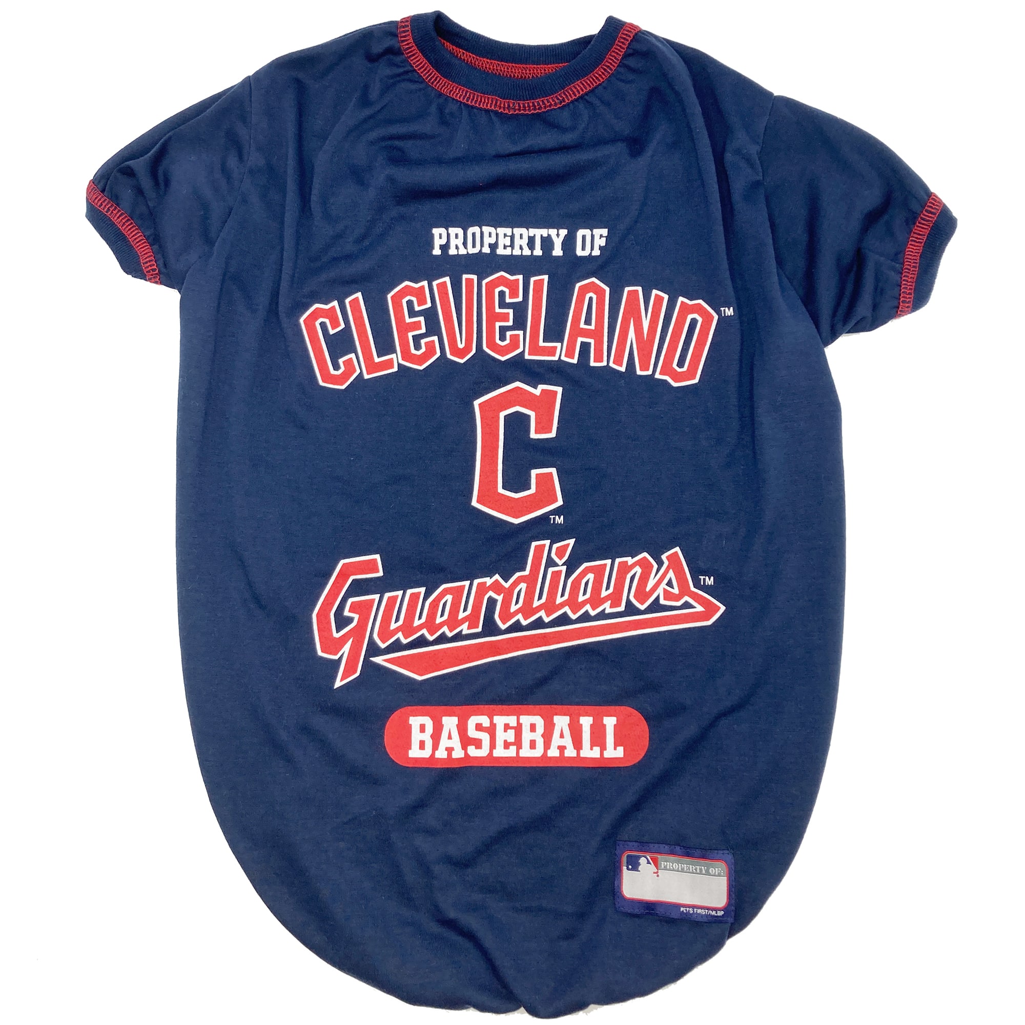 Pets First Cleveland Guardians Dog Tee Shirt, XSmall Petco