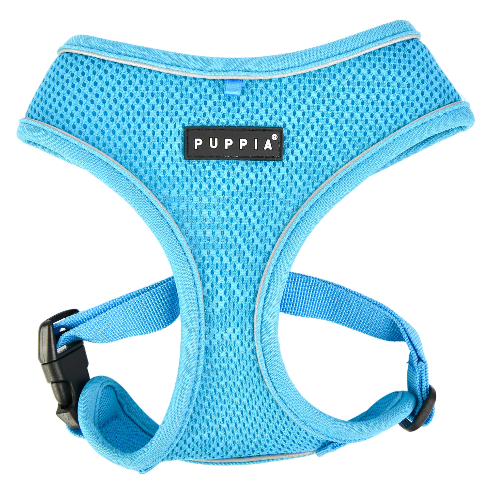Puppia Sky Blue OverTheHead Soft Dog Harness Pro, Large Petco