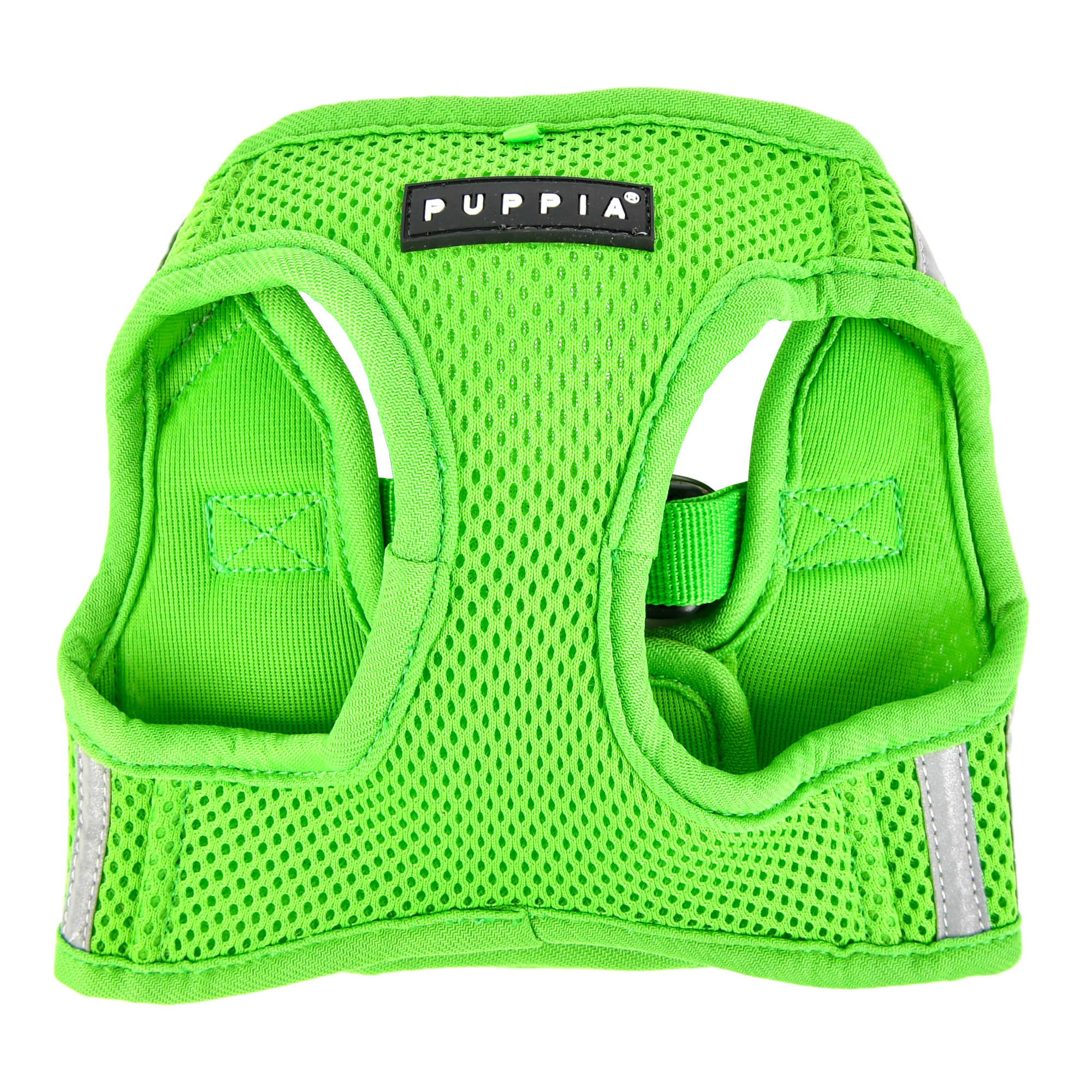Puppia Green Small Dog Harness Pro Soft & Reflective