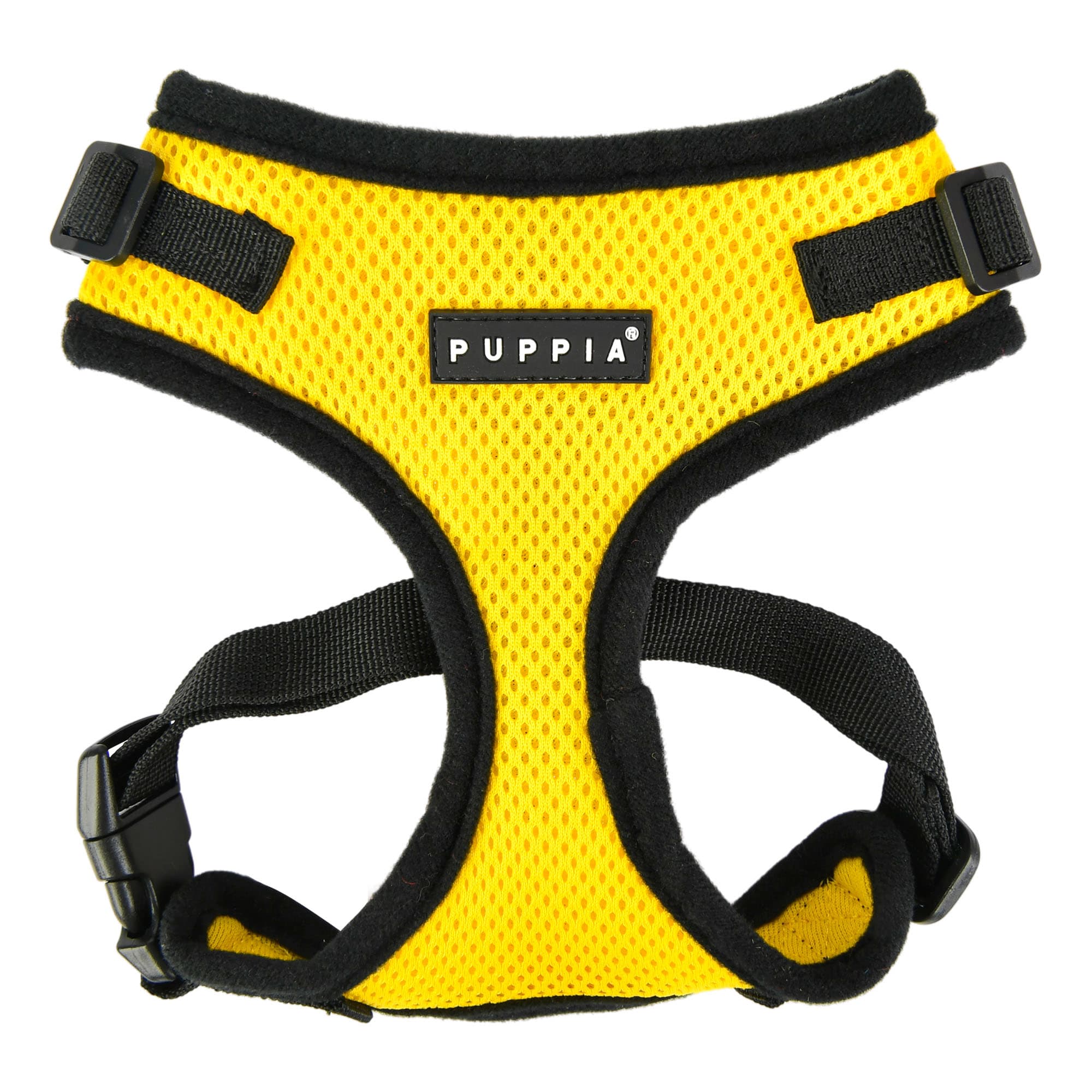 Puppia Yellow RiteFit Dog Harness with Adjustable Neck, Small Petco