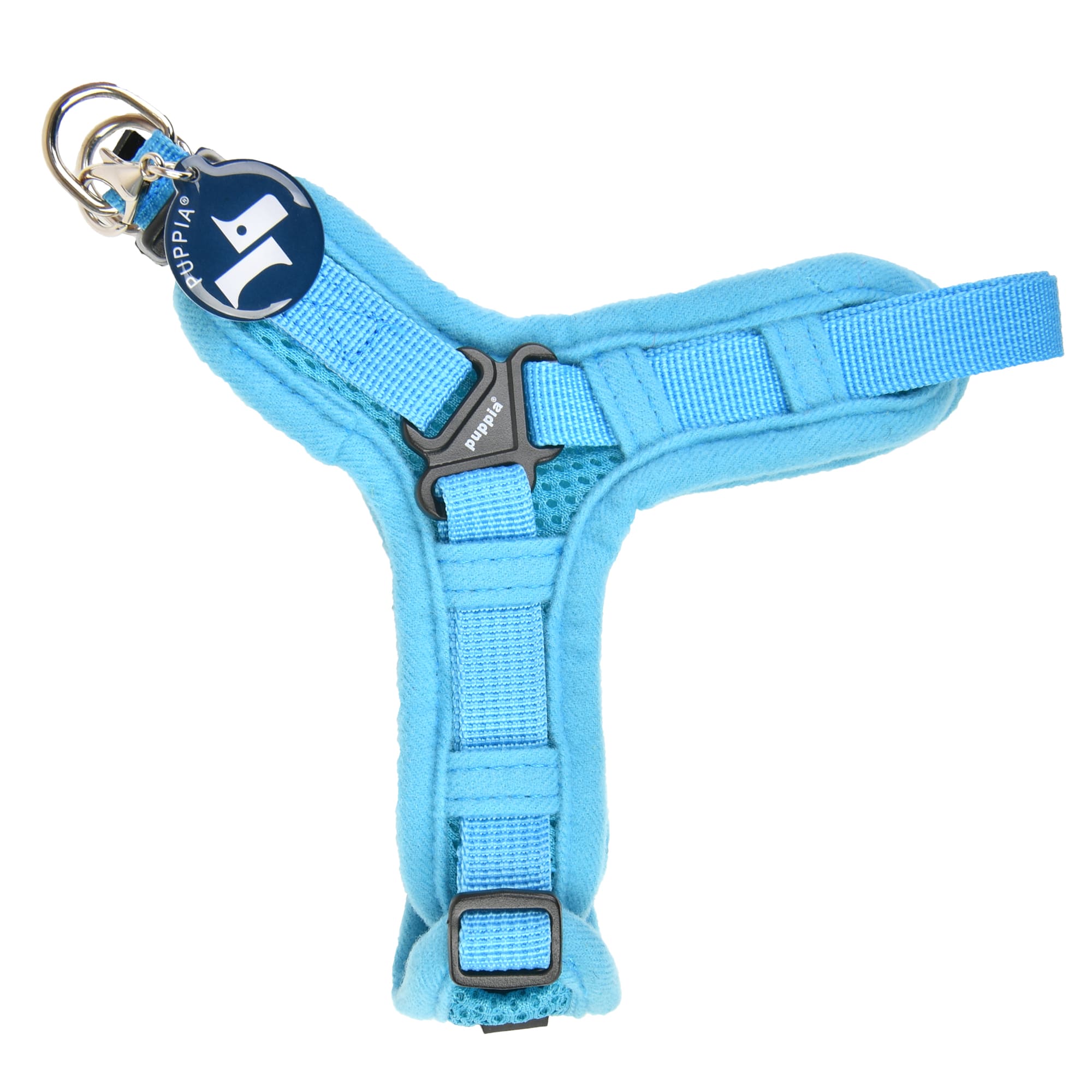 Puppia Sky Blue Soft Harness for Dogs (4 Sizes)