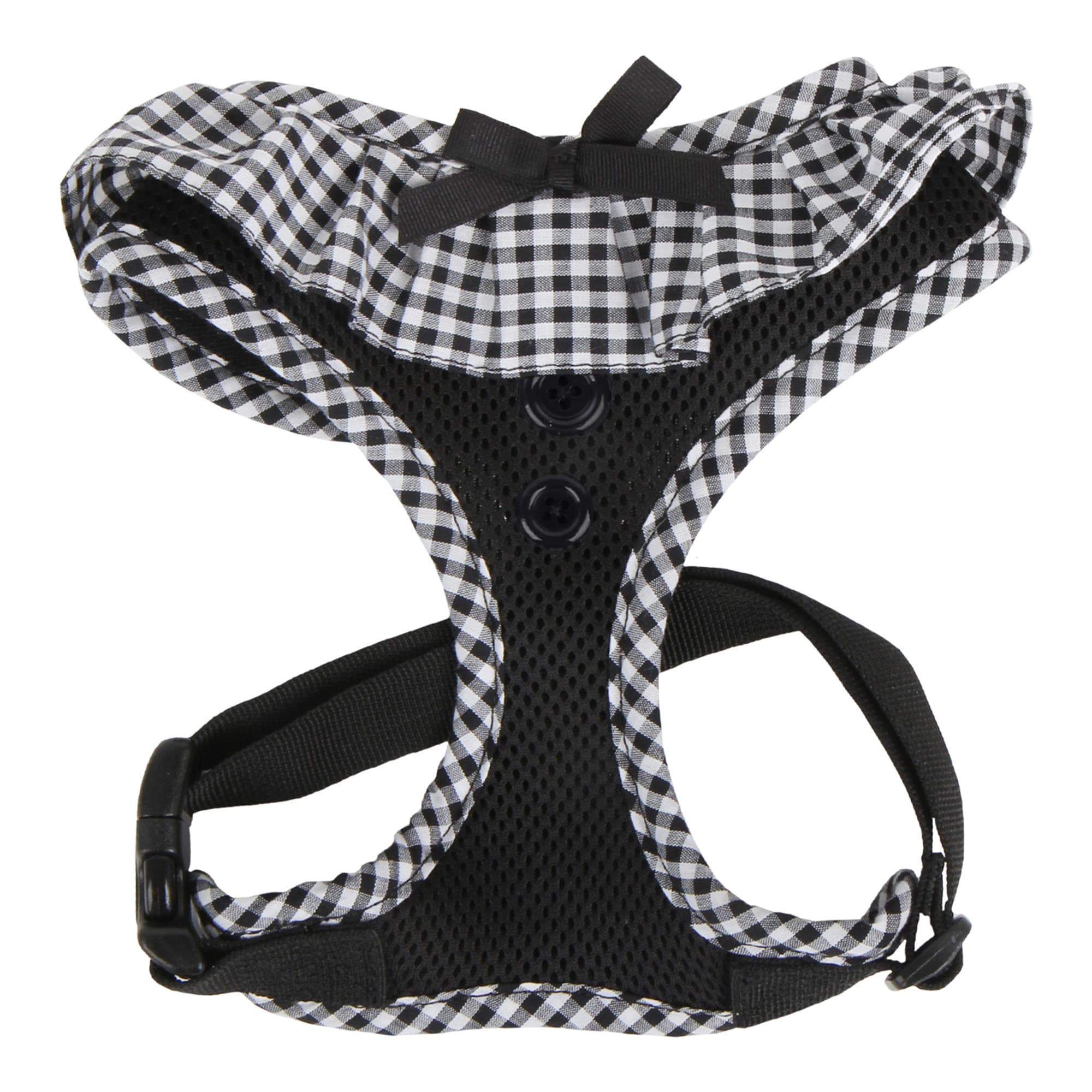 Puppia Black Vivien OverTheHead Dog Harness, Large Petco