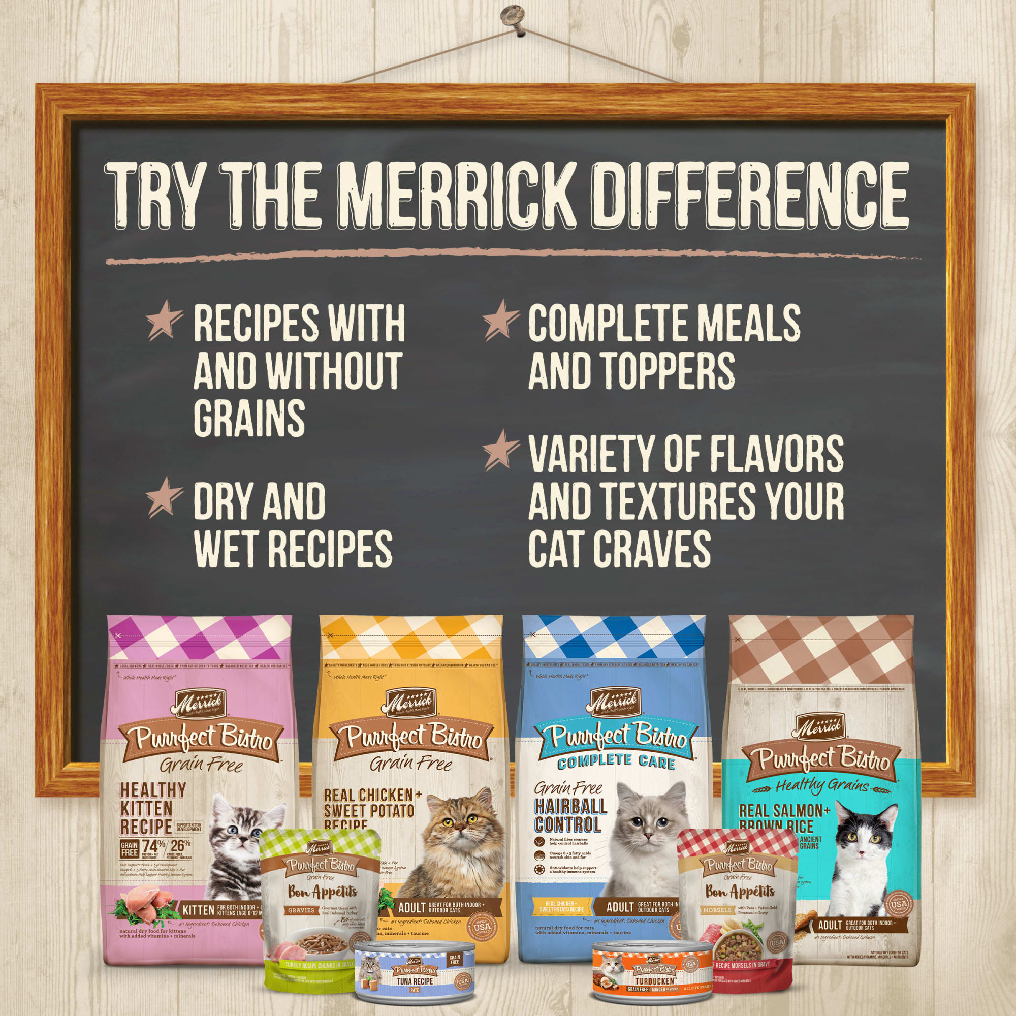 Merrick Purrfect Bistro Grain Free Grammy s Pot Pie Minced in