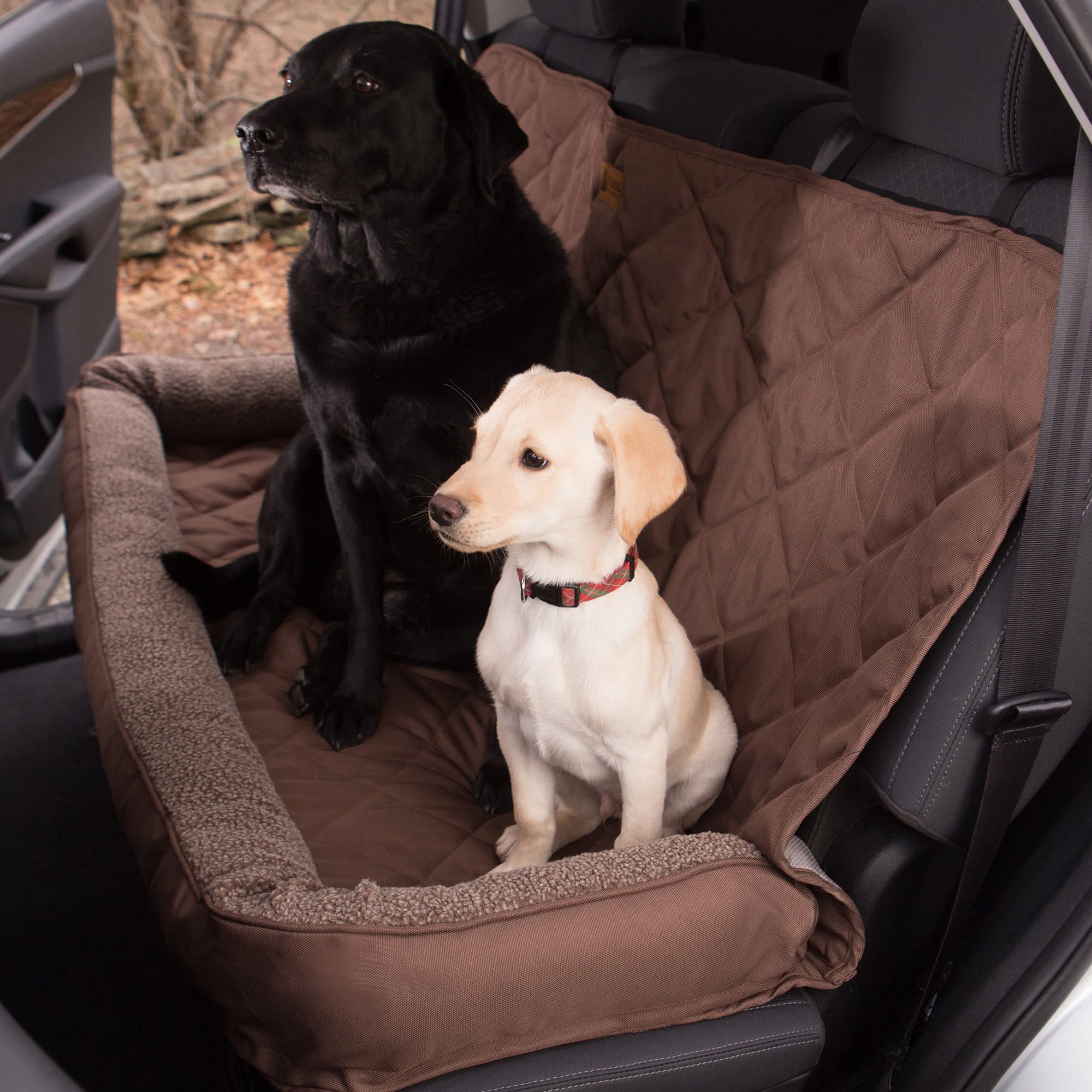 3 Dog Pet Supply Waterproof & NoSlip Dog Car Seat Cover