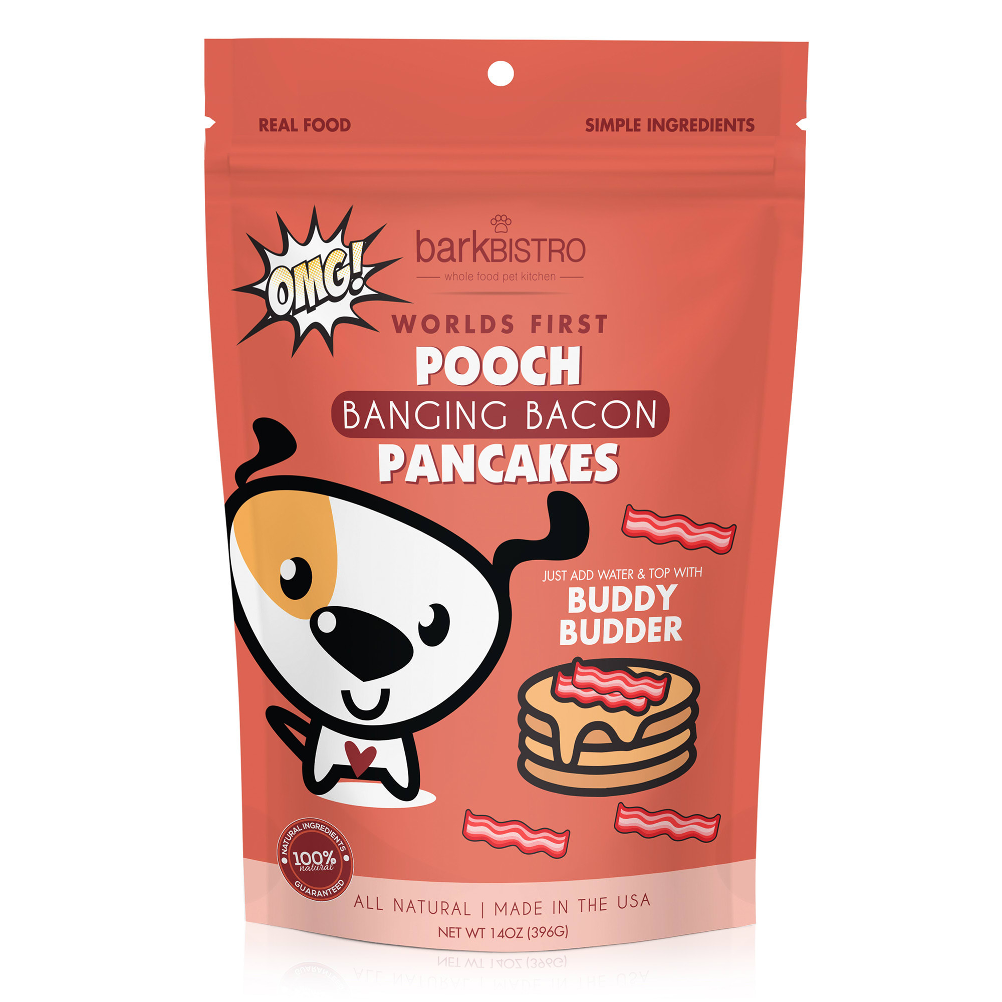 Bark Bistro Bacon Pancake Mix for Dogs 14 oz