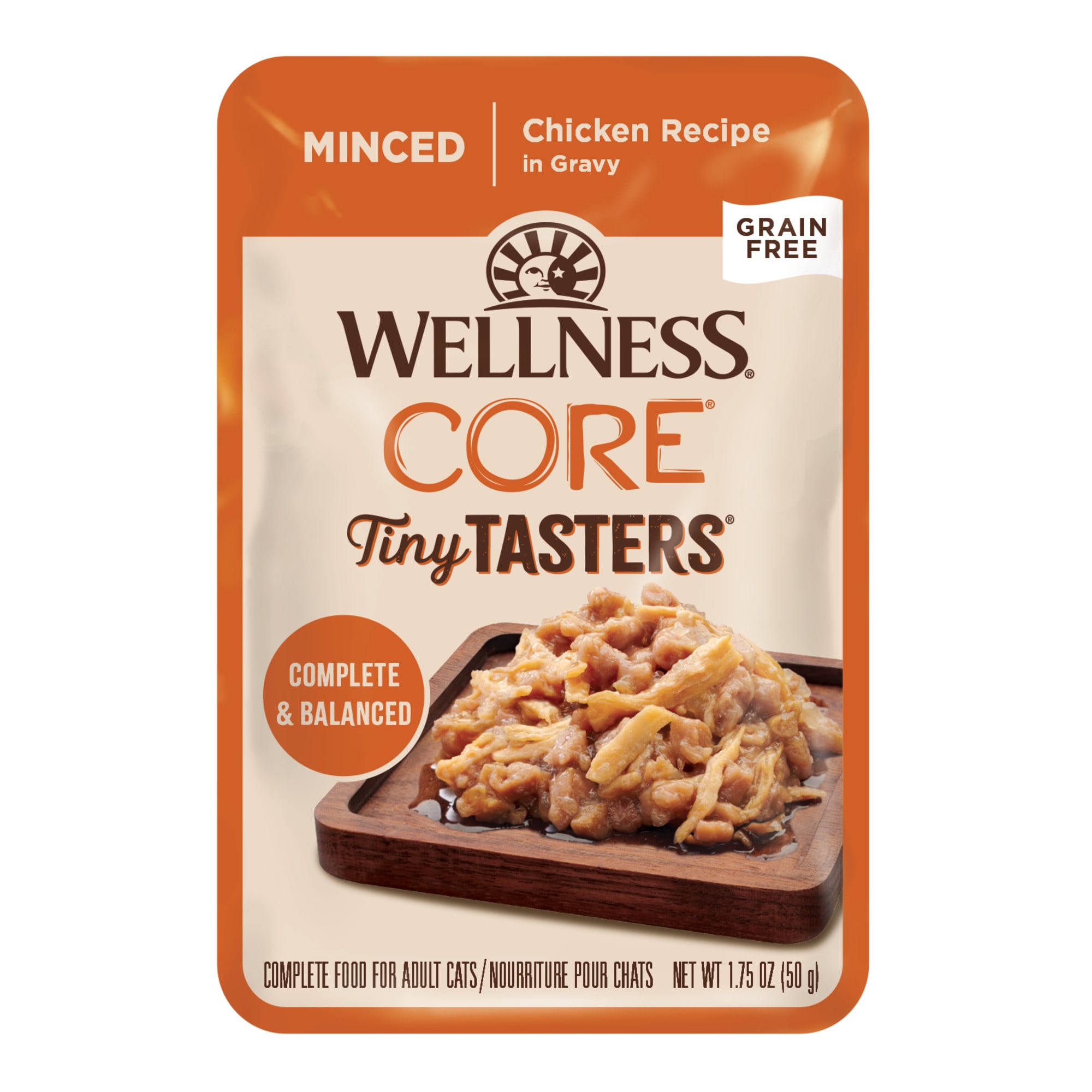 Wellness CORE Minced Chicken in Gravy Tiny Tasters Wet Cat Food