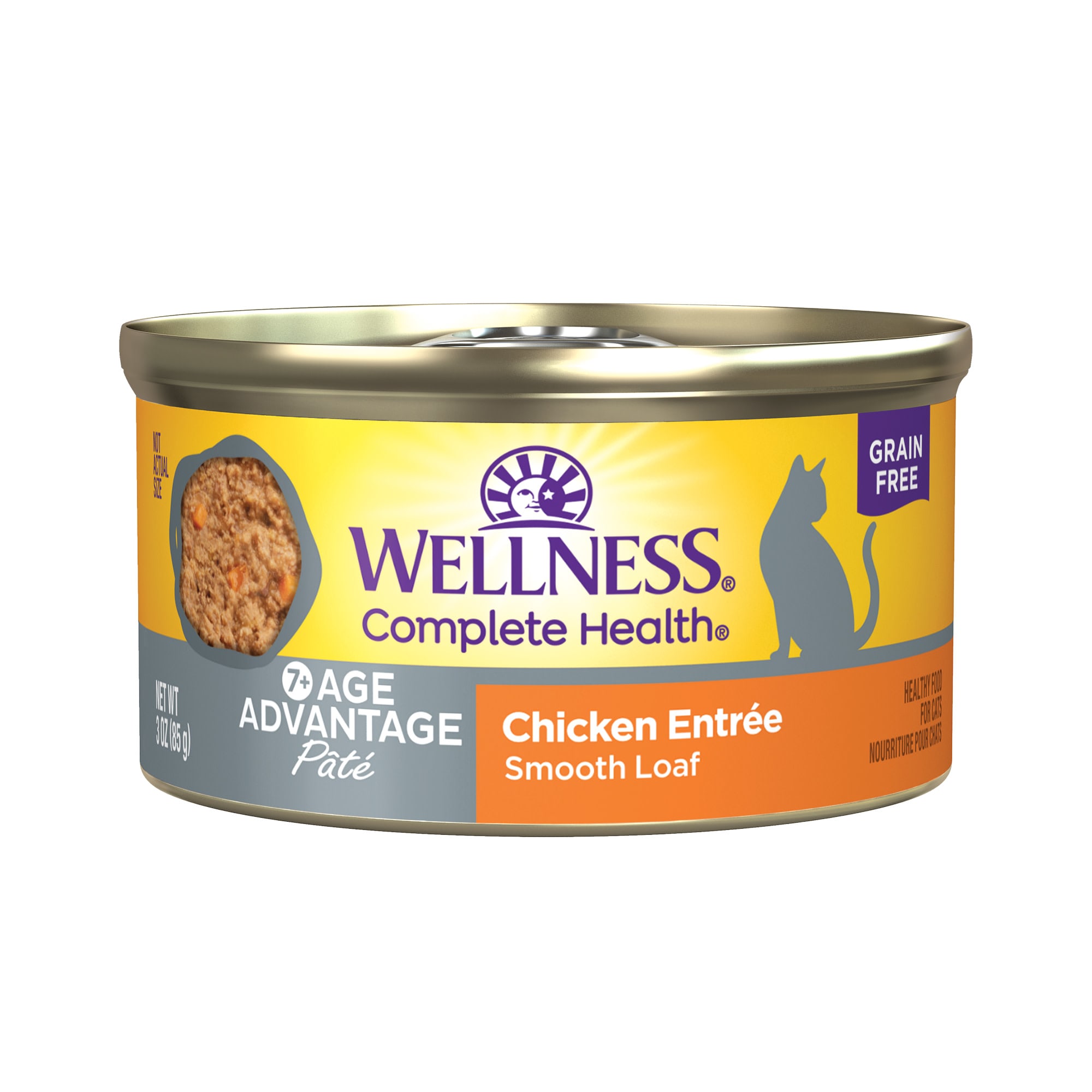 Wellness complete health on sale senior cat food