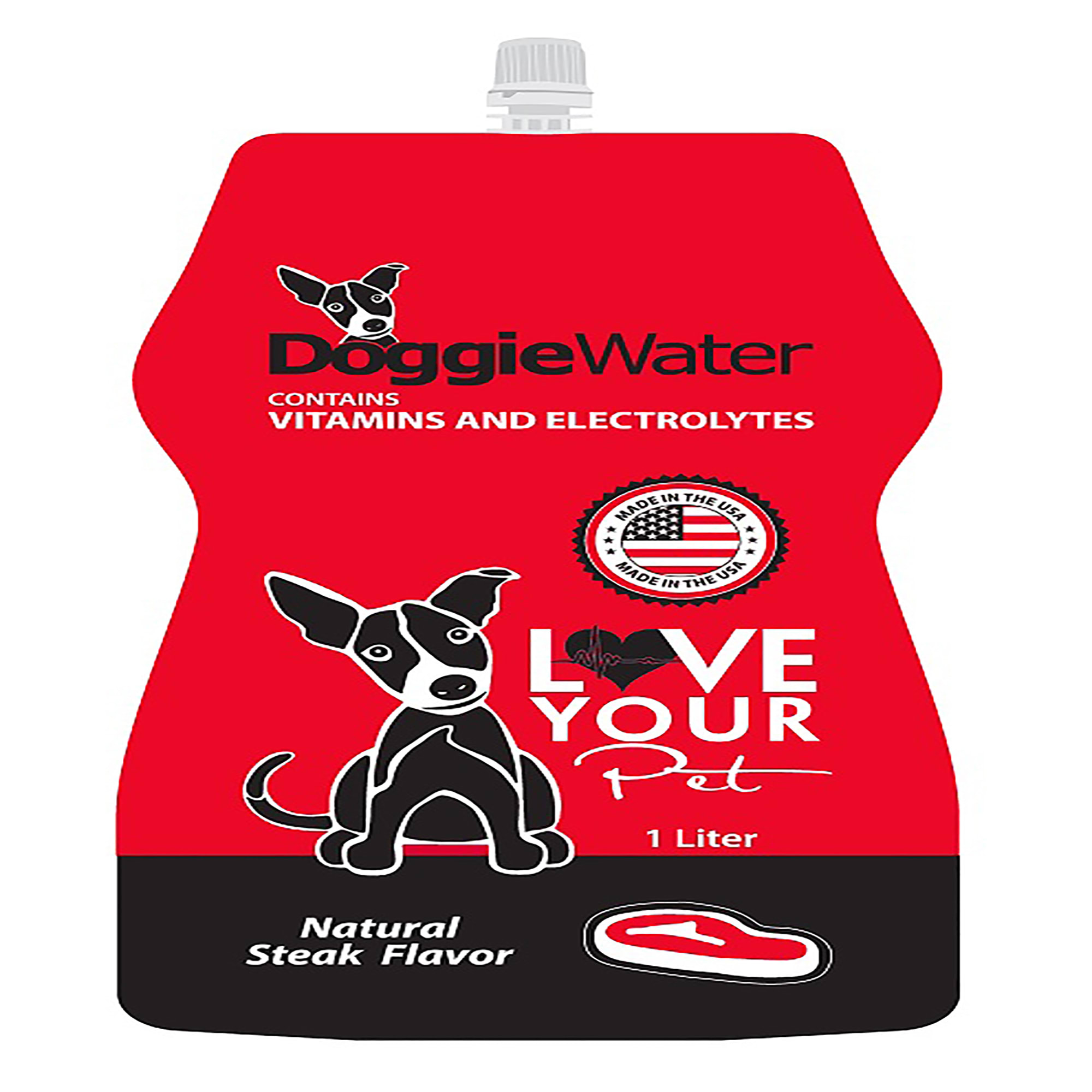 Doggiewater 1000ml Steak Water For Dogs 2 Lbs Petco