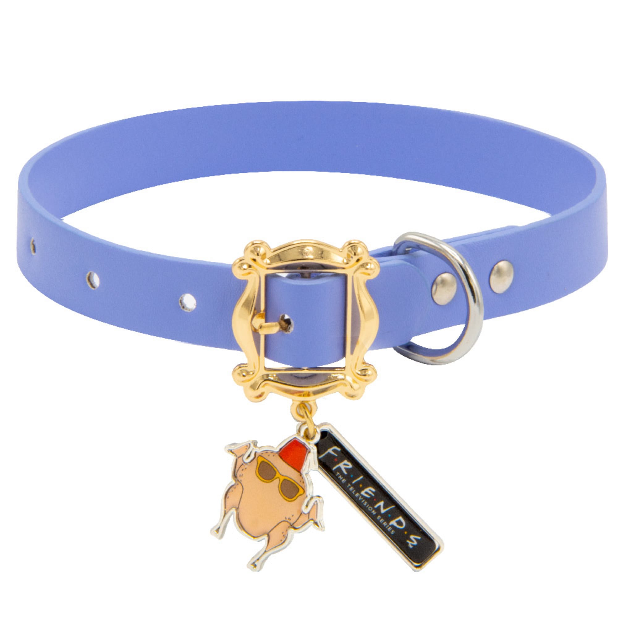 Buckle-Down Warner Bros. Friends Television Show Vegan Leather Dog Collar, Large